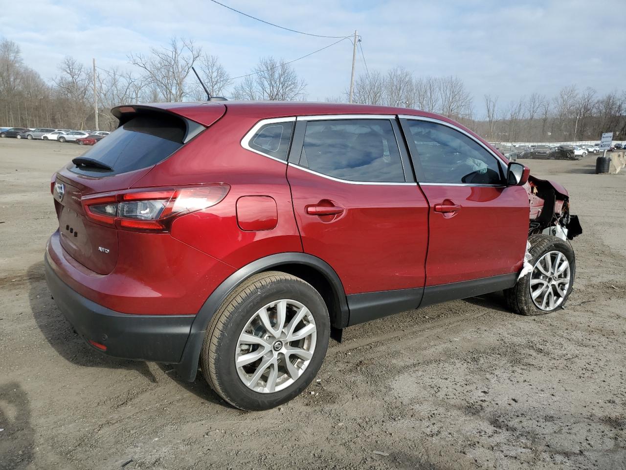 2021 Nissan Rogue VIN JN1BJ1AW7MW443654 Copart auction photo, front end / minor dent/scratches damage thumbnail 3