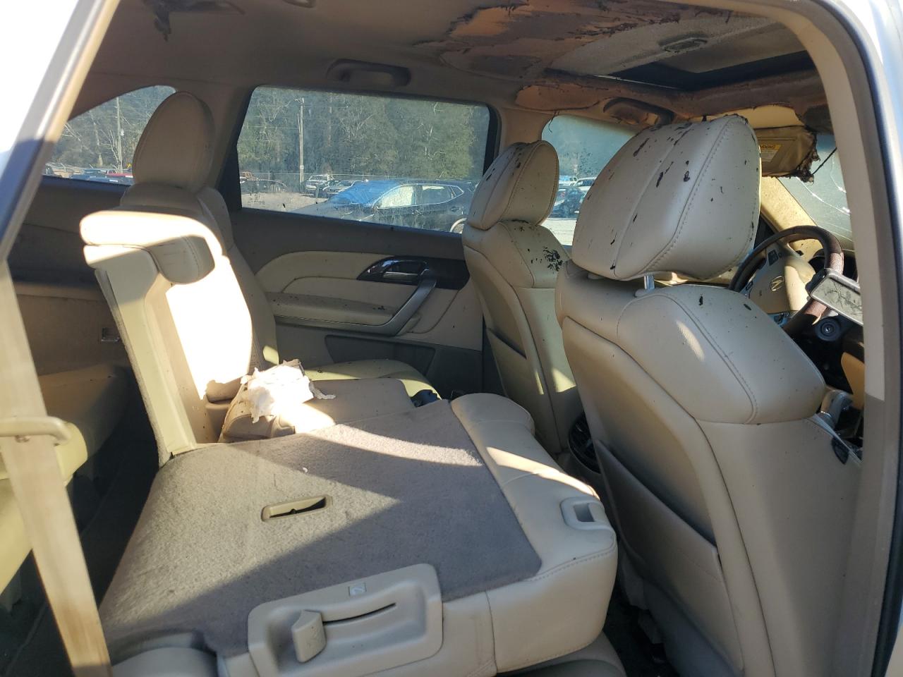 2012 Acura MDX VIN 2HNYD2H29CH508017 Copart auction photo, burn - engine damage thumbnail 10