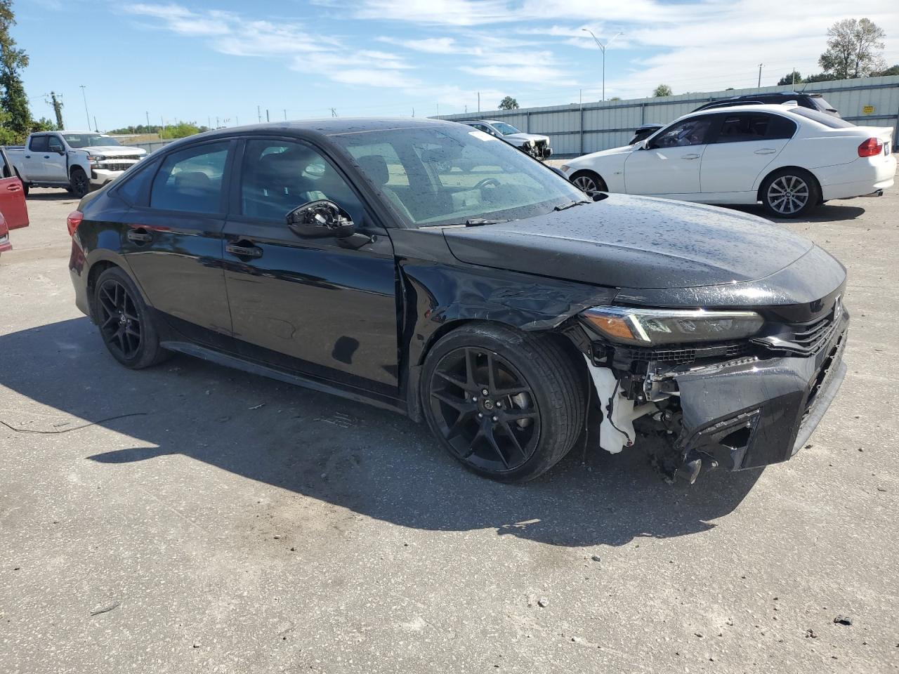 2023 Honda Civic VIN 2HGFE2F59PH520201 Copart auction photo, front end / side damage thumbnail 4