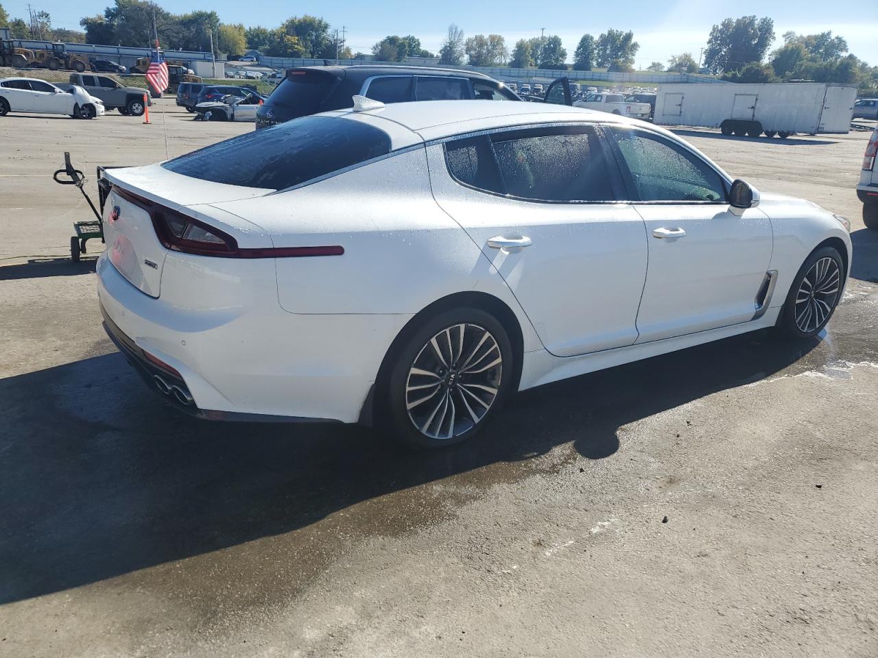 2019 KIA Stinger VIN KNAE15LA5K6051365 Copart auction photo, hail damage thumbnail 3