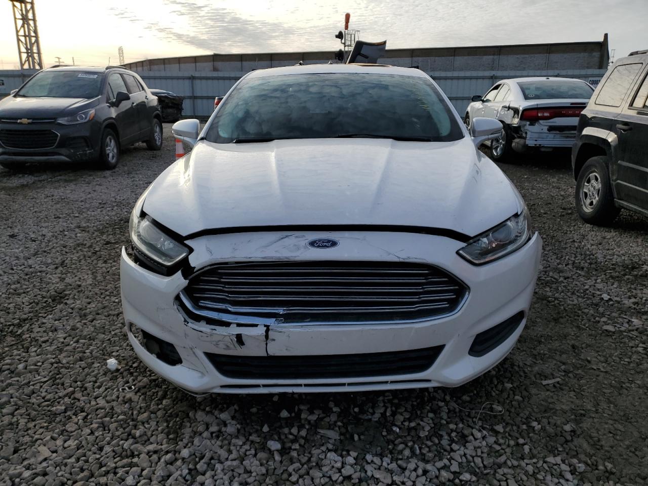 2013 Ford Fusion VIN 3FA6P0HR4DR252113 Copart auction photo, front end damage thumbnail 5