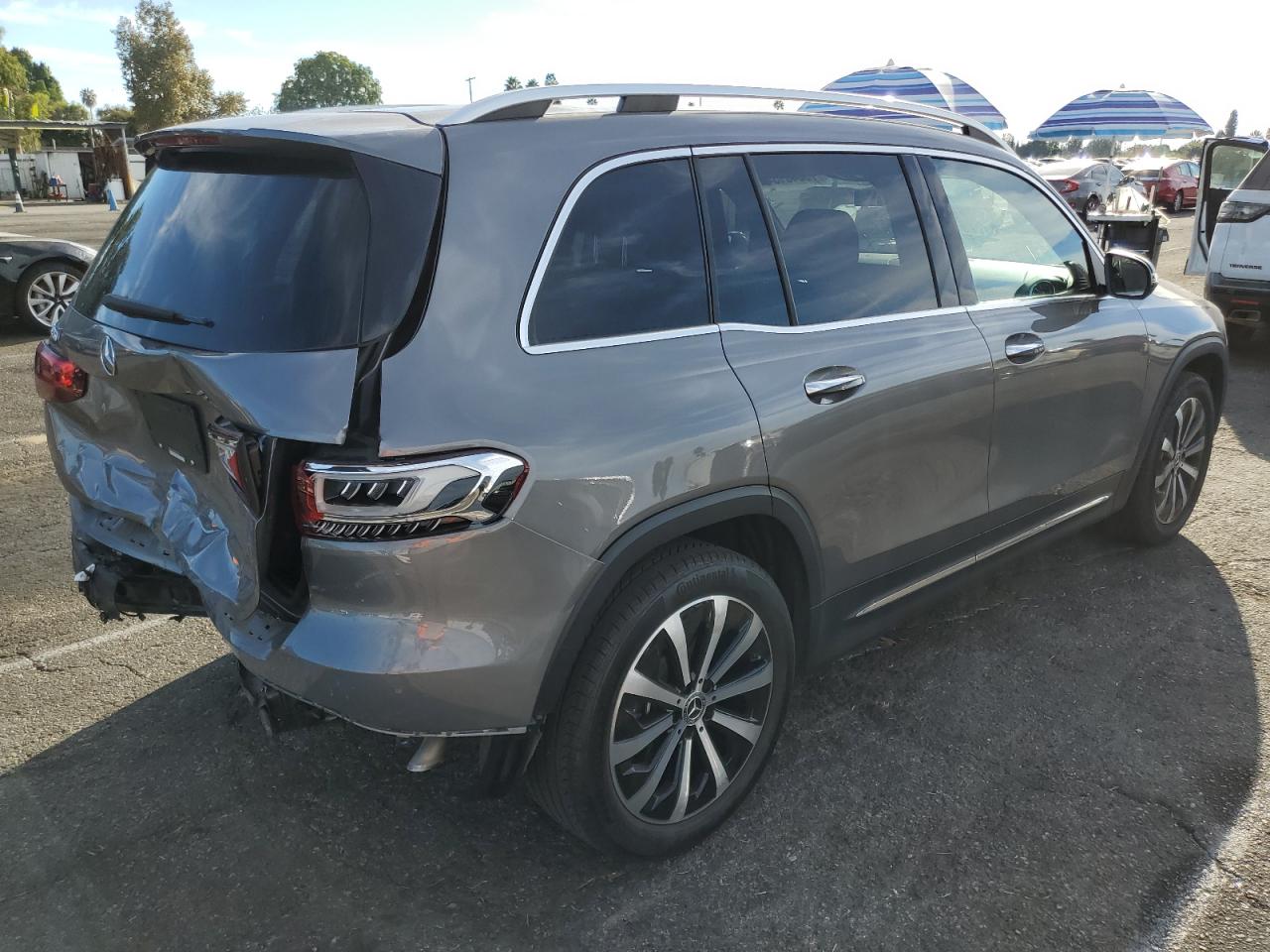 2021 Mercedes-Benz GLB VIN W1N4M4GB3MW103686 Copart auction photo, rear end / minor dent/scratches damage thumbnail 3