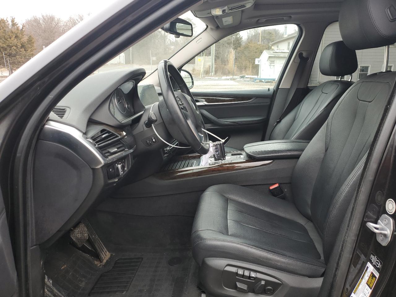 2014 BMW X5 VIN 5UXKR0C59E0H16149 Copart auction photo, front end / side damage thumbnail 7