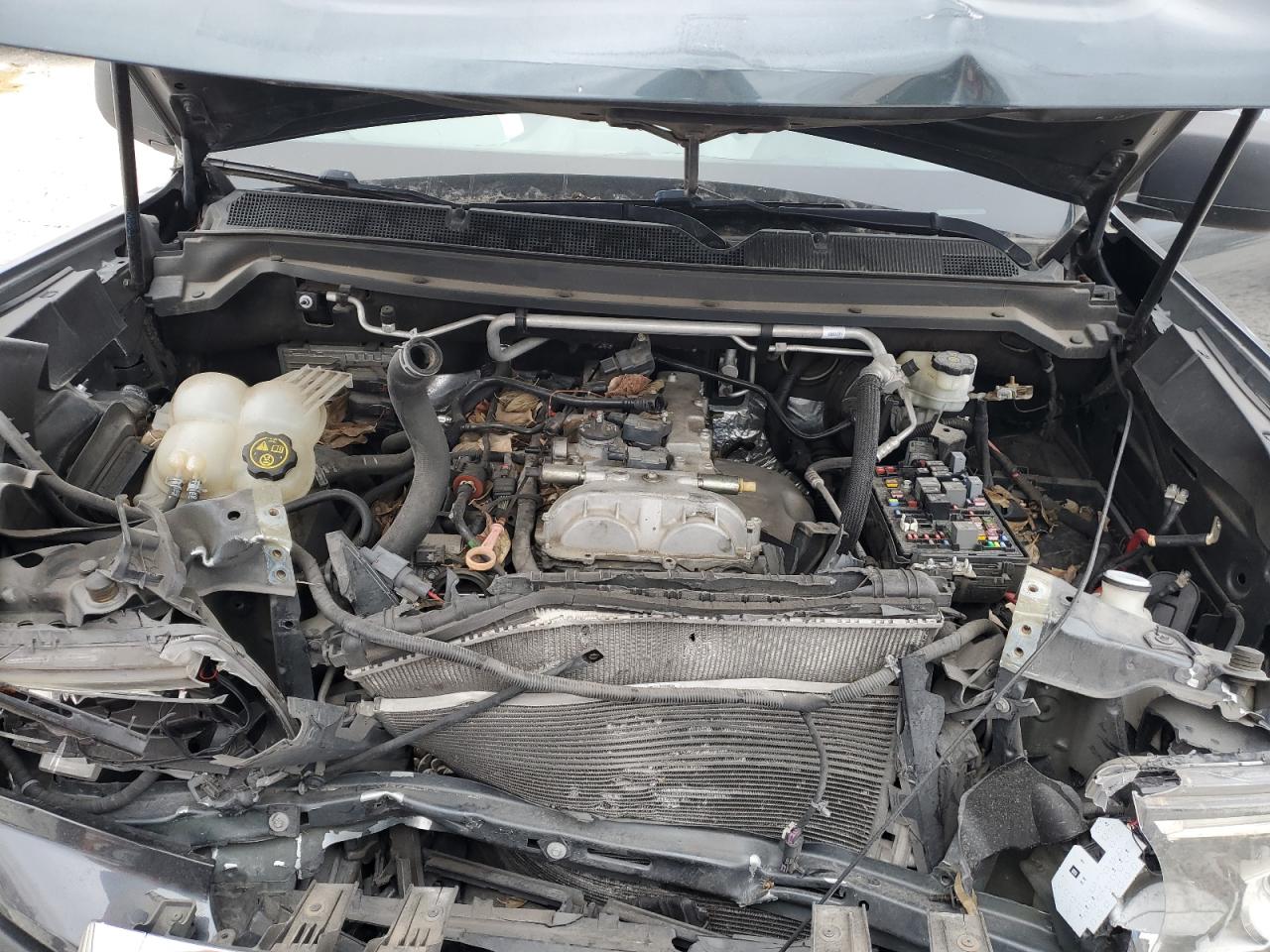 2015 GMC Canyon VIN 1GTG5AEAXF1263476 Copart auction photo, front end / rear end damage thumbnail 11
