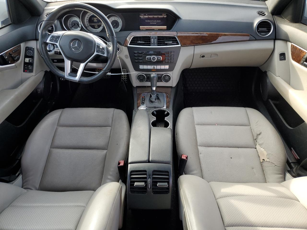 2013 Mercedes-Benz C-klasse VIN WDDGF4HB8DR296595 Copart auction photo, mechanical damage thumbnail 8