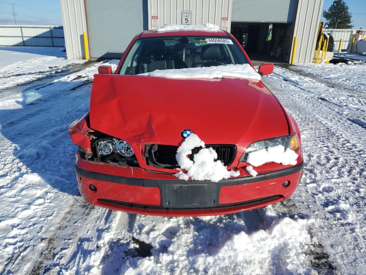 2004 BMW 3er VIN WBAEU33464PF60693 Copart auction photo, front end / side damage thumbnail 5