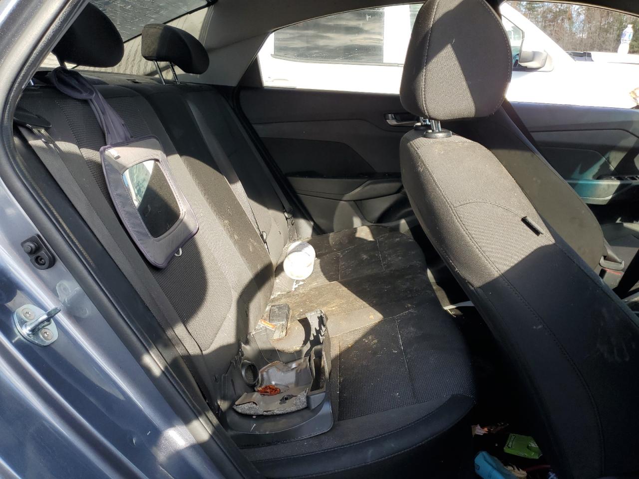 2020 Hyundai Accent VIN 3KPC24A67LE120018 Copart auction photo, rear end / vandalism damage thumbnail 10