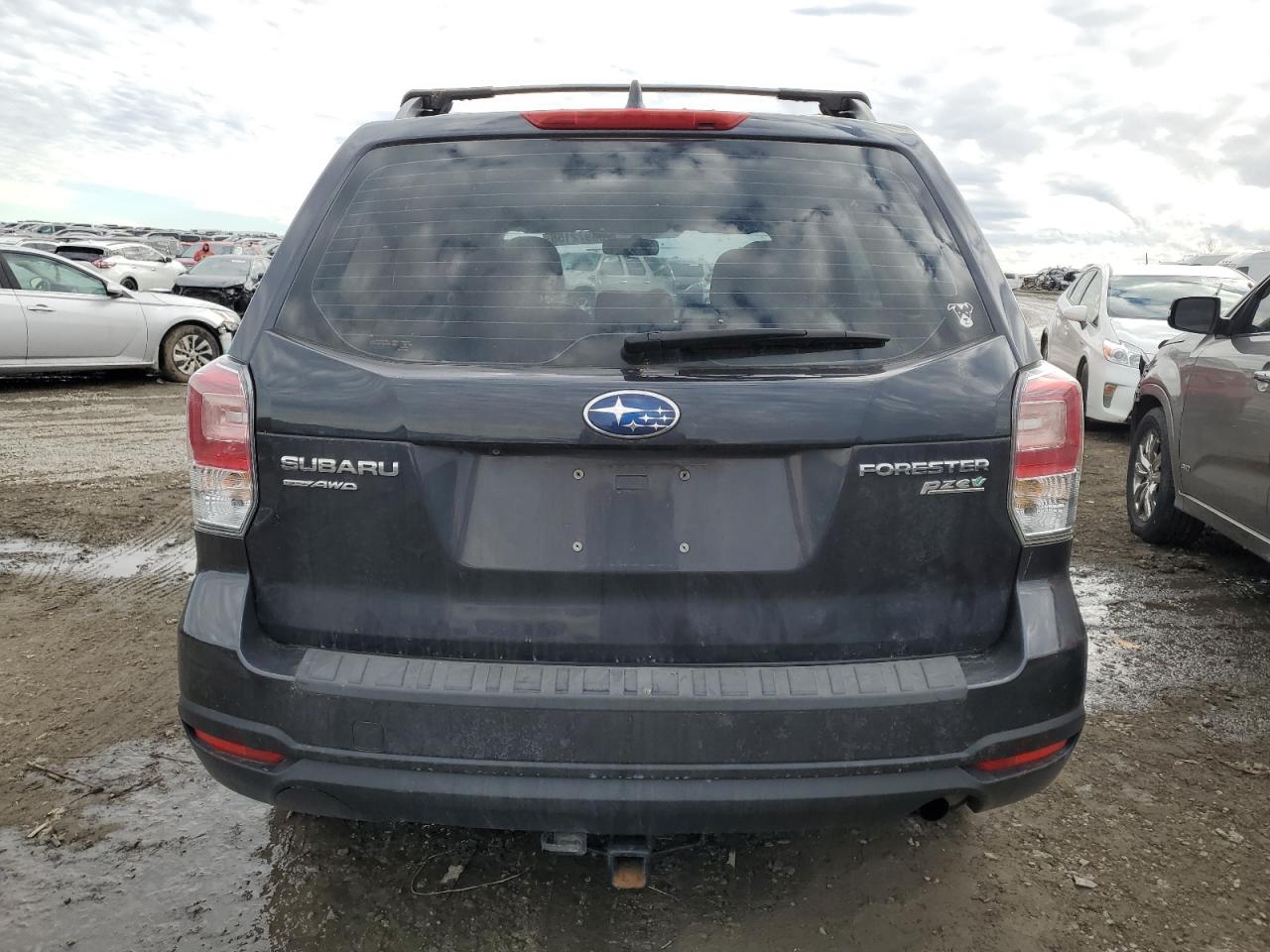 2017 Subaru Forester VIN JF2SJABC5HH411606 Copart auction photo, rear end / side damage thumbnail 6