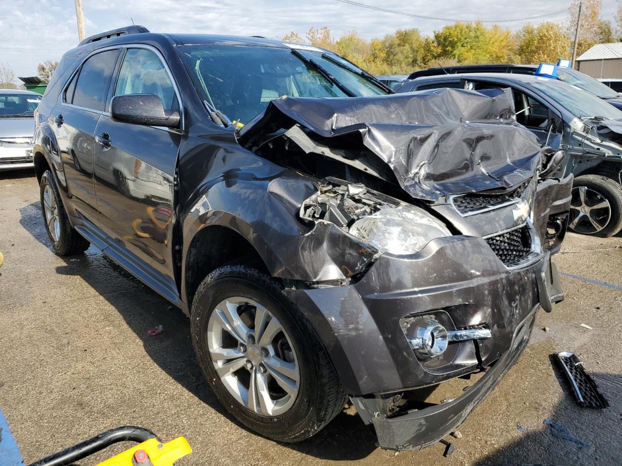 2013 Chevrolet Equinox VIN 1GNALPEK3DZ113299 Copart auction photo, front end damage thumbnail 4