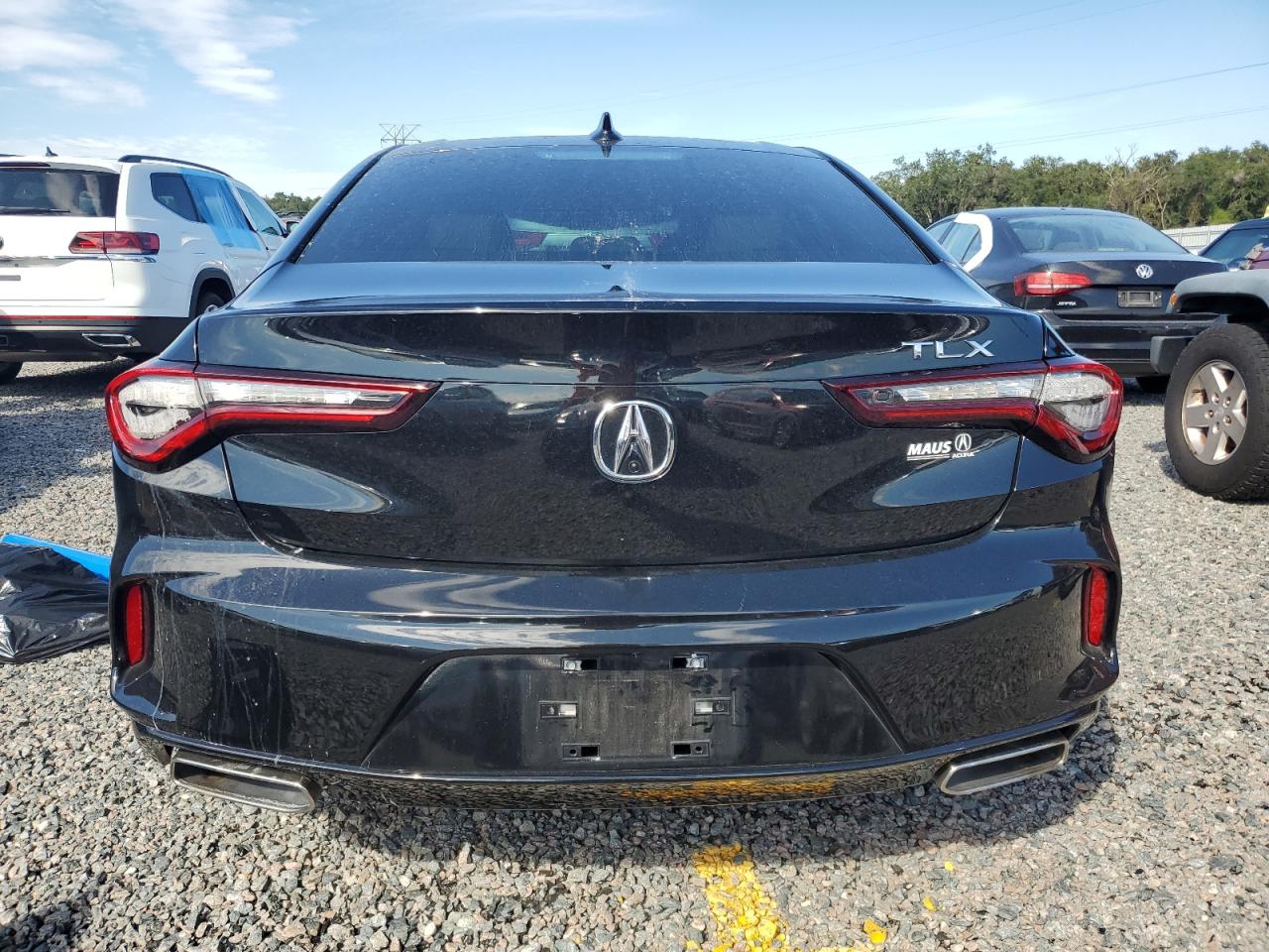 2023 Acura TLX VIN 19UUB5F36PA002609 Copart auction photo, water/flood damage thumbnail 6