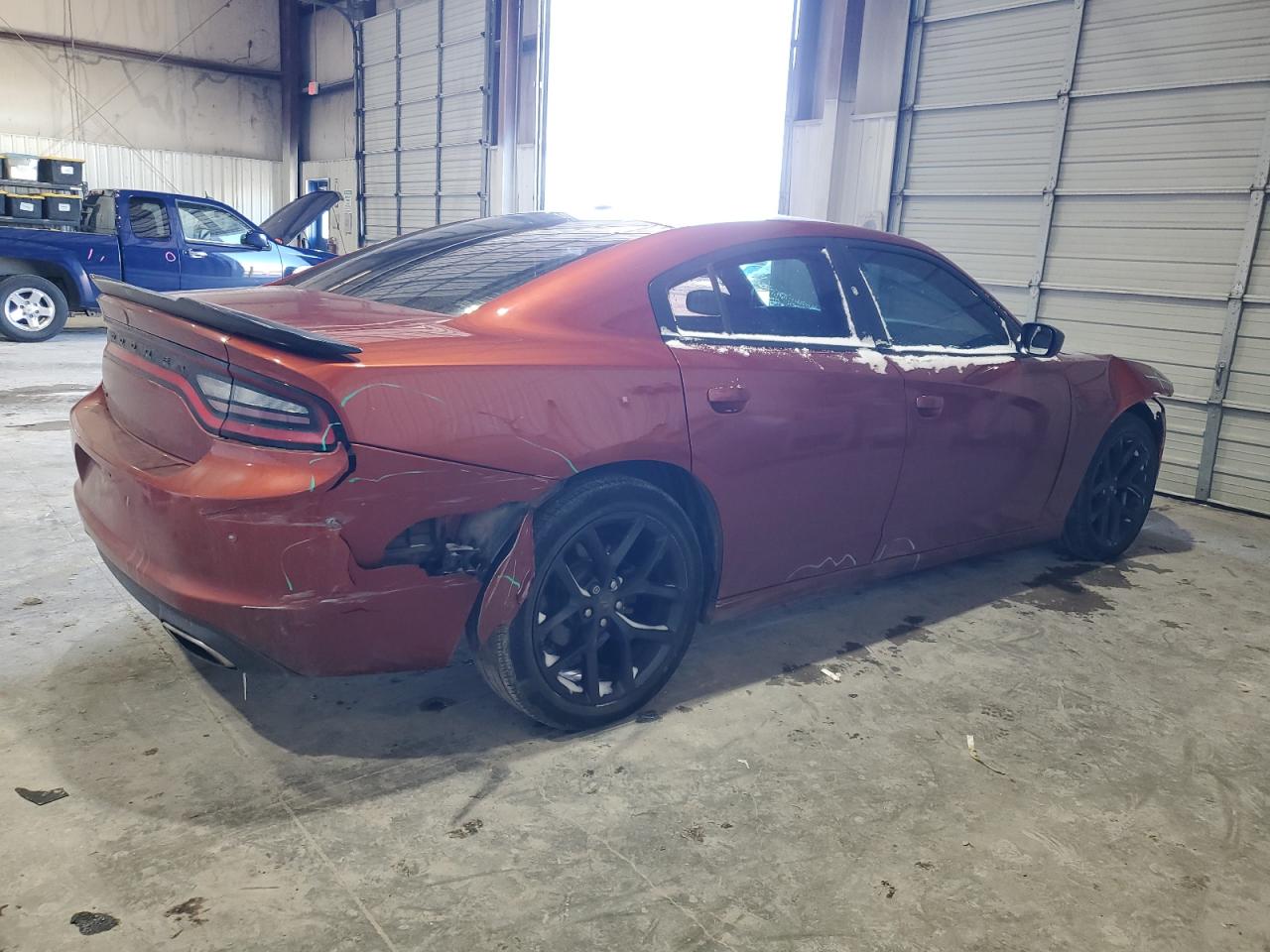 2020 Dodge Charger VIN 2C3CDXBG6LH195451 Copart auction photo, front end / rear end damage thumbnail 3
