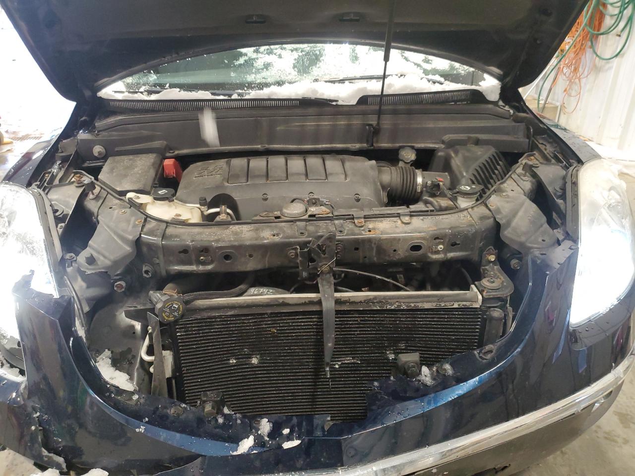 2012 Buick Enclave VIN 5GAKRBED1CJ201752 Copart auction photo, front end / minor dent/scratches damage thumbnail 12