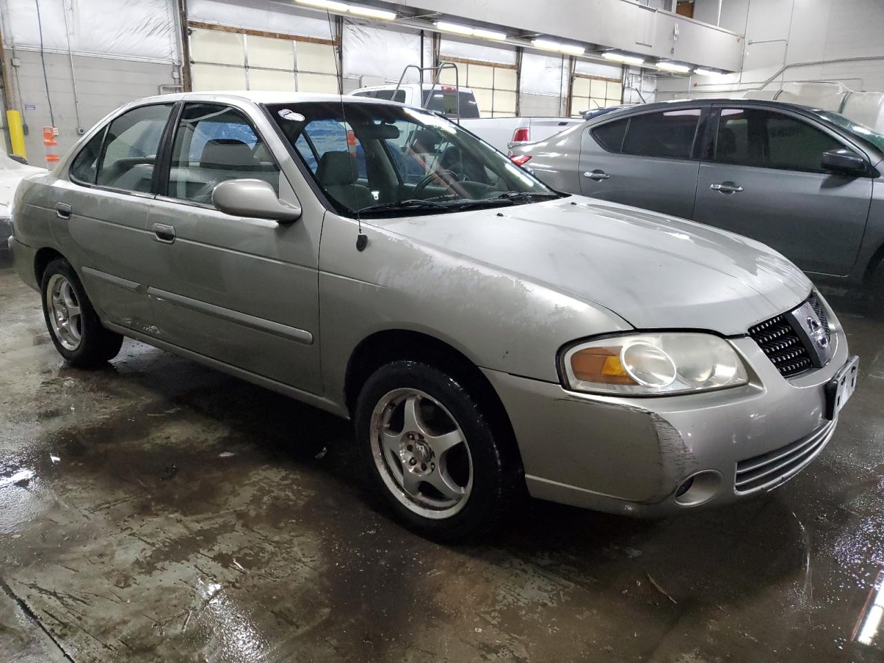 2004 Nissan Sentra VIN 3N1CB51D34L827296 Copart auction photo, side damage thumbnail 4