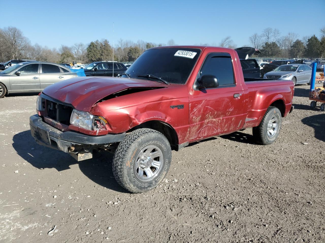 2004 Ford Ranger VIN 1FTYR10D44PA53735