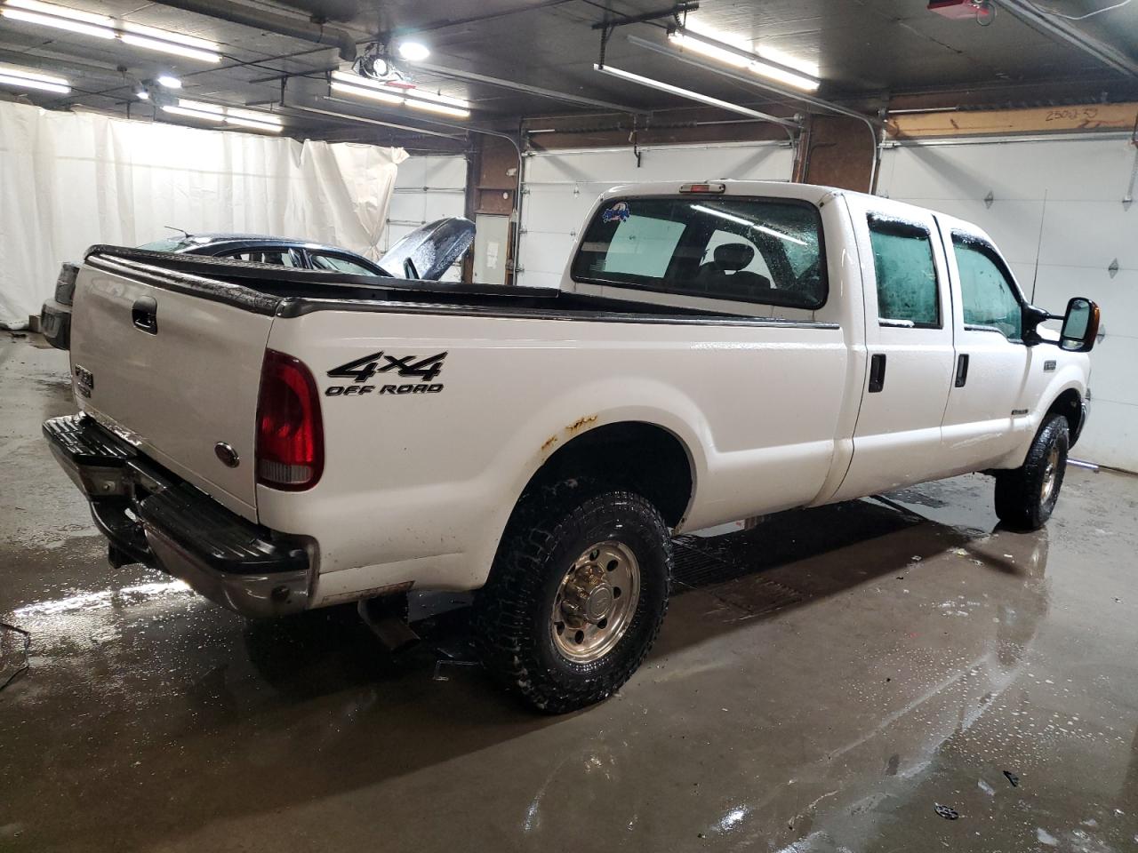 2002 Ford F250 VIN 1FTNW21F32EA04651 Copart auction photo, side damage thumbnail 3