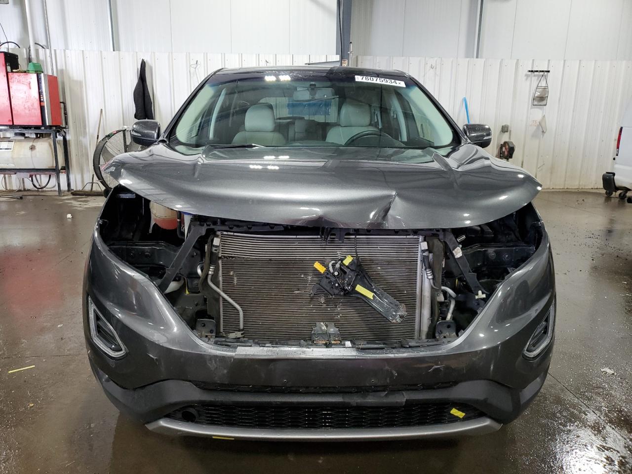 2018 Ford Edge VIN 2FMPK4K96JBB90801 Copart auction photo, front end damage thumbnail 5