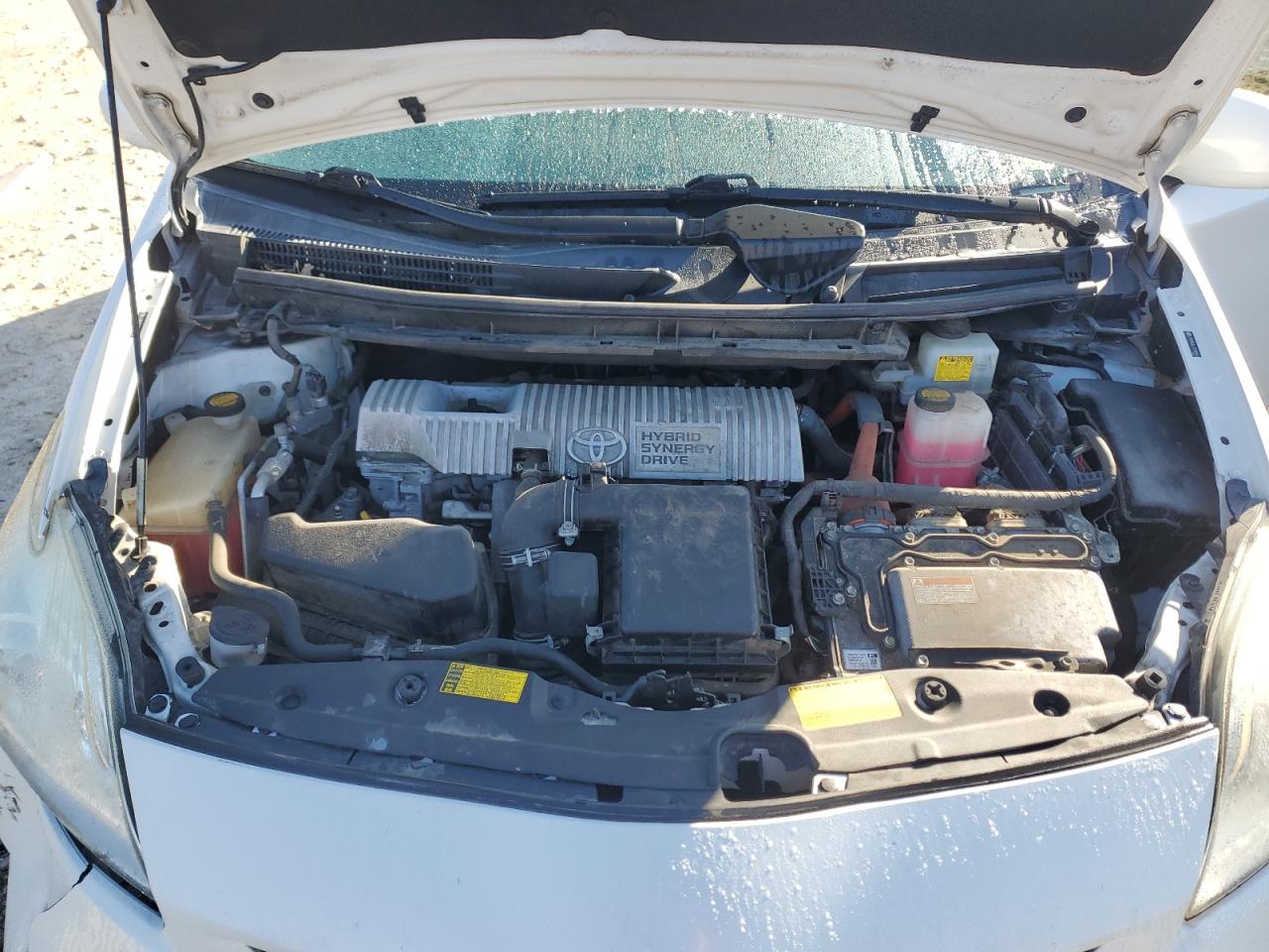 2012 Toyota Prius VIN JTDKN3DU4C5458916 Copart auction photo, side / front end damage thumbnail 12