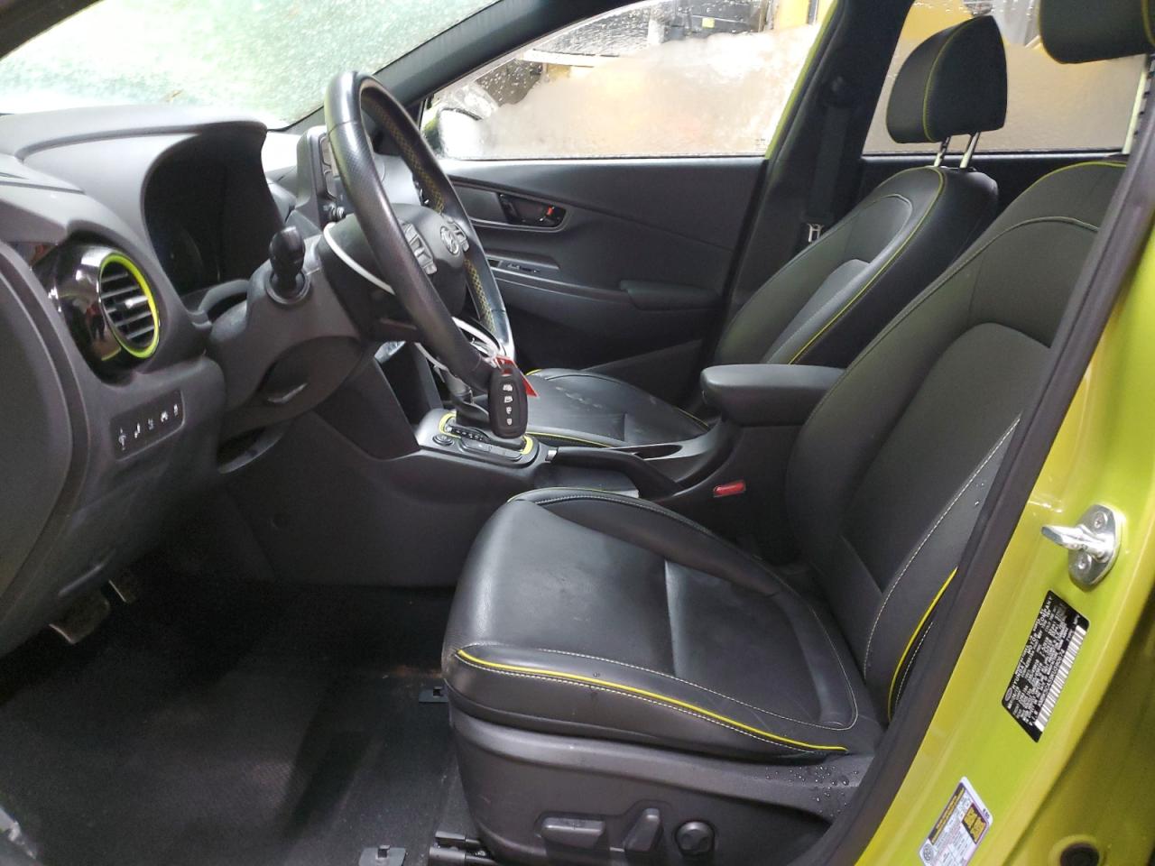 2019 Hyundai Kona VIN KM8K5CA59KU390674 Copart auction photo, front end damage thumbnail 7