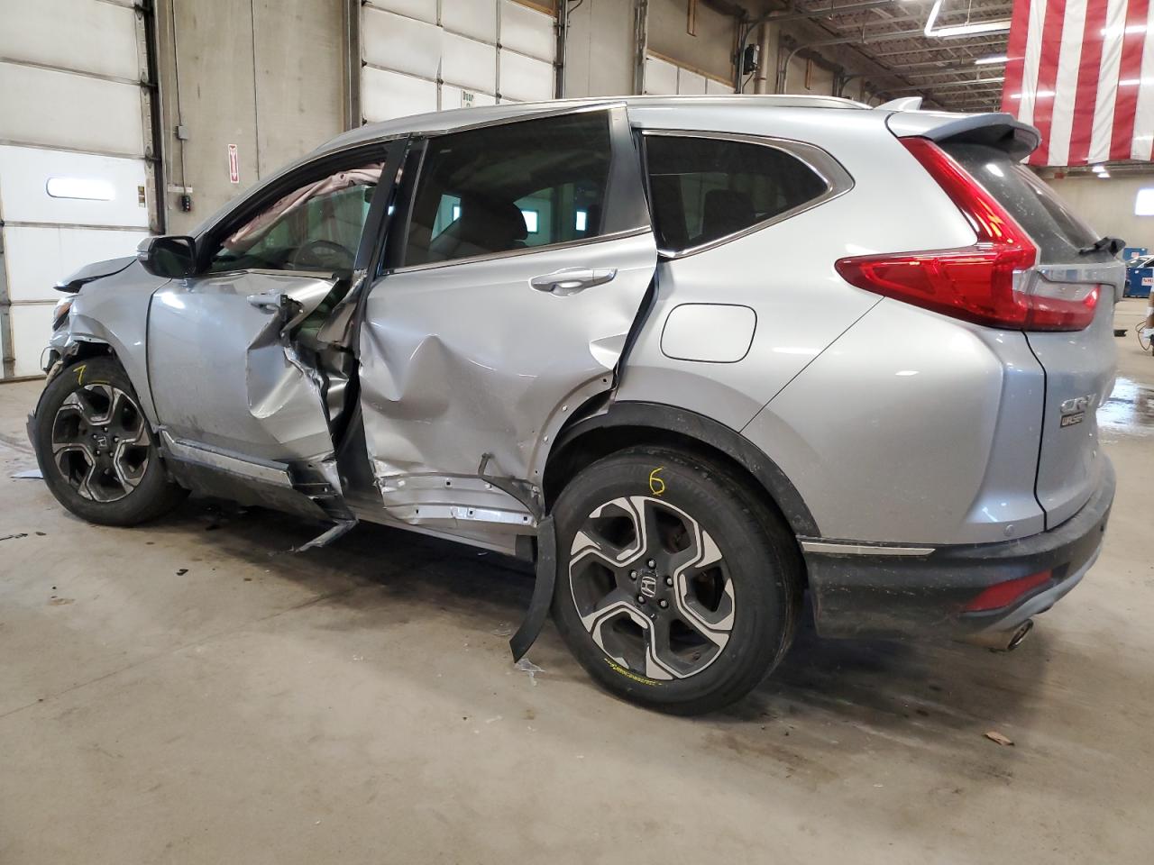 2017 Honda CR-V VIN 5J6RW2H91HL041990 Copart auction photo, all over damage thumbnail 2