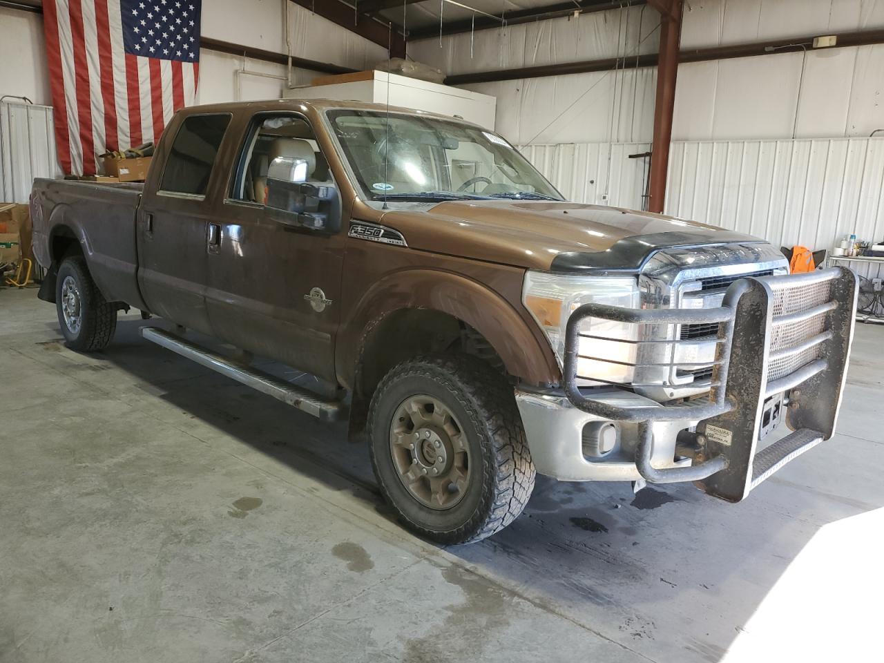 2012 Ford F350 VIN 1FT8W3BT8CEA03682 Copart auction photo, rear end / side damage thumbnail 4