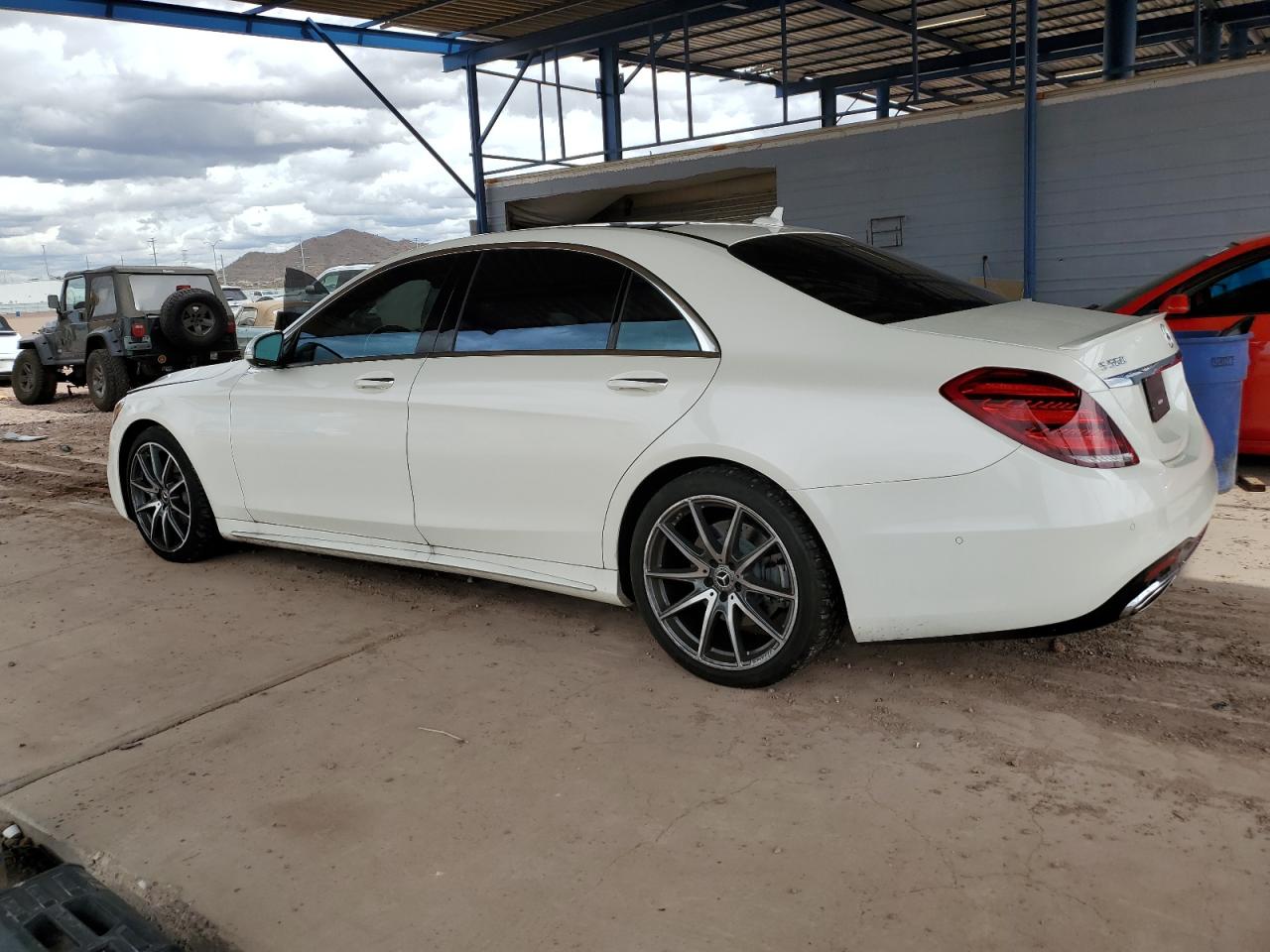 2019 Mercedes-Benz S-klasse VIN WDDUG8GB2KA474151 Copart auction photo, front end damage thumbnail 2