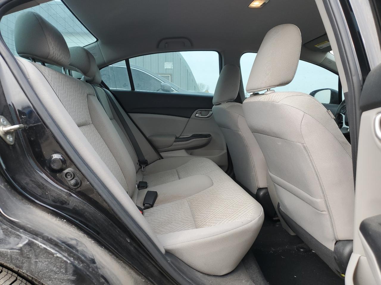 2015 Honda Civic VIN 2HGFB2F55FH510465 Copart auction photo, all over damage thumbnail 10