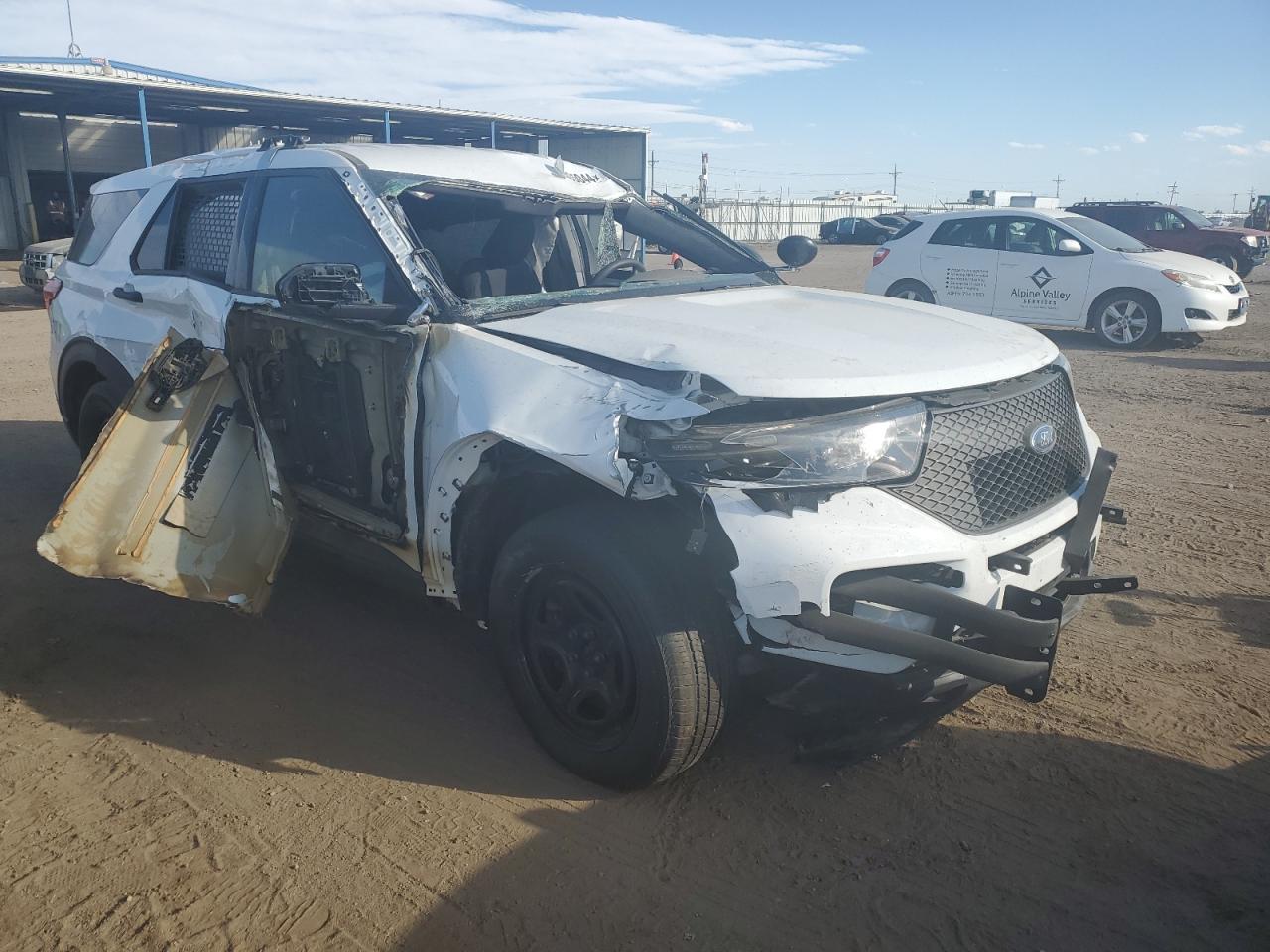 2020 Ford Explorer VIN 1FM5K8AW8LGC62969 Copart auction photo, all over damage thumbnail 4