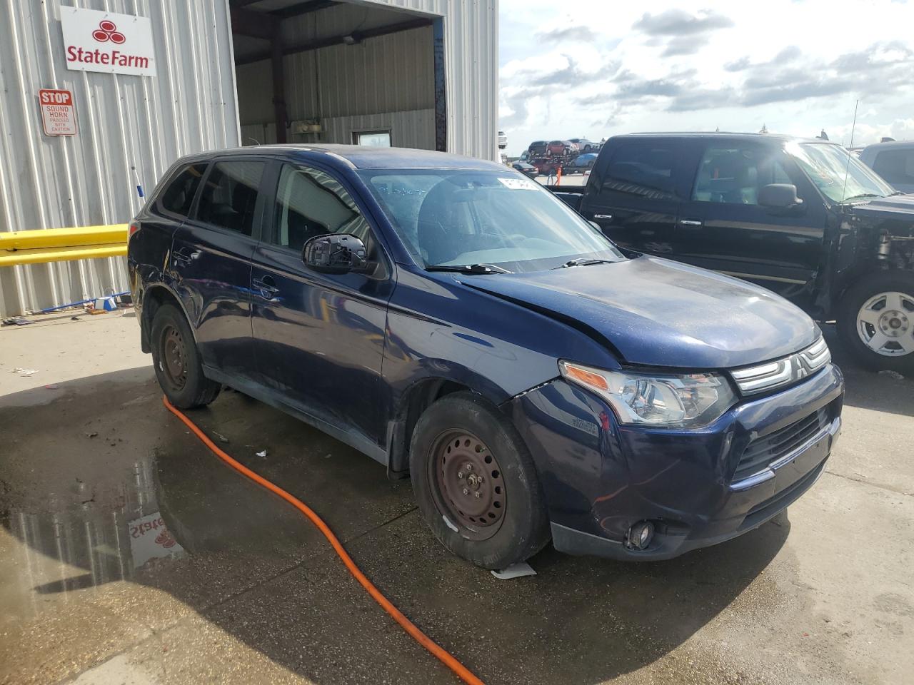 2014 Mitsubishi Outlander VIN JA4AD2A32EZ007803 Copart auction photo, front end / undercarriage damage thumbnail 4
