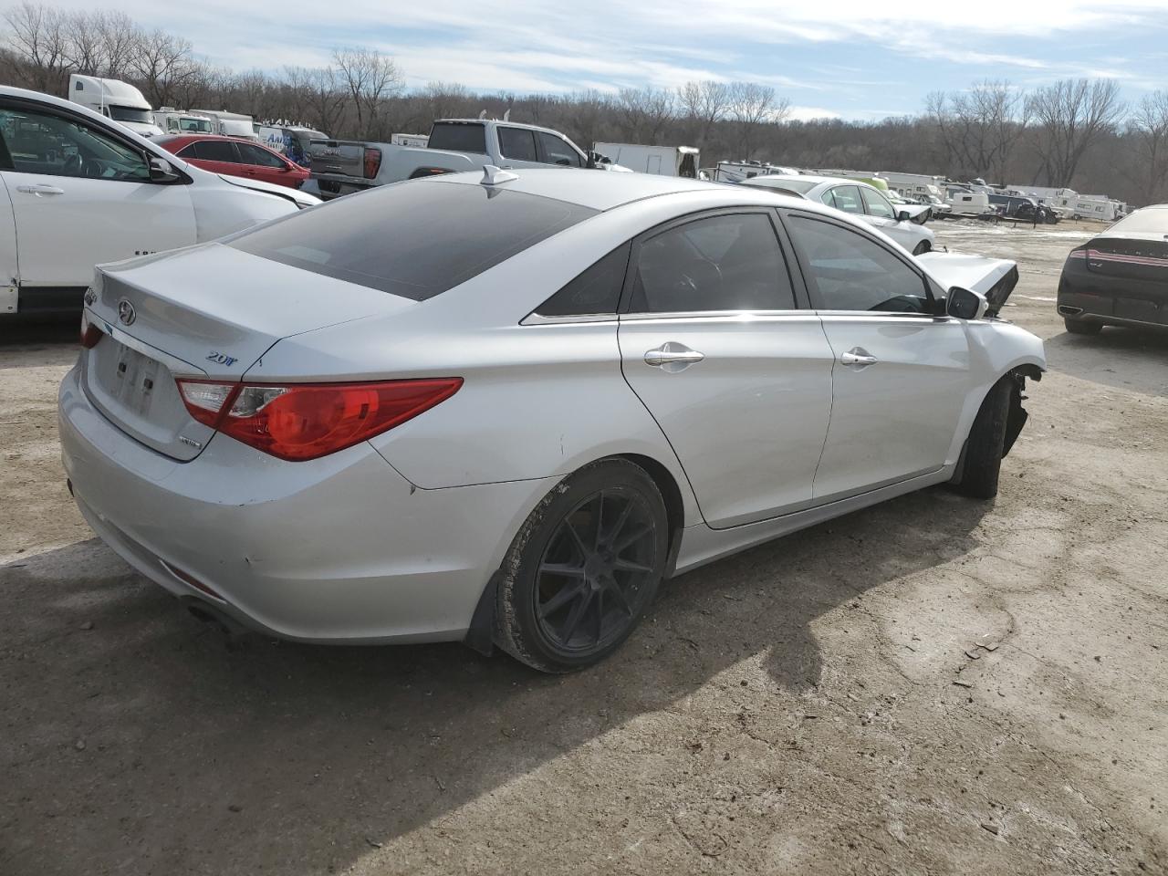 2013 Hyundai Sonata VIN 5NPEC4AB4DH628169 Copart auction photo, front end damage thumbnail 3