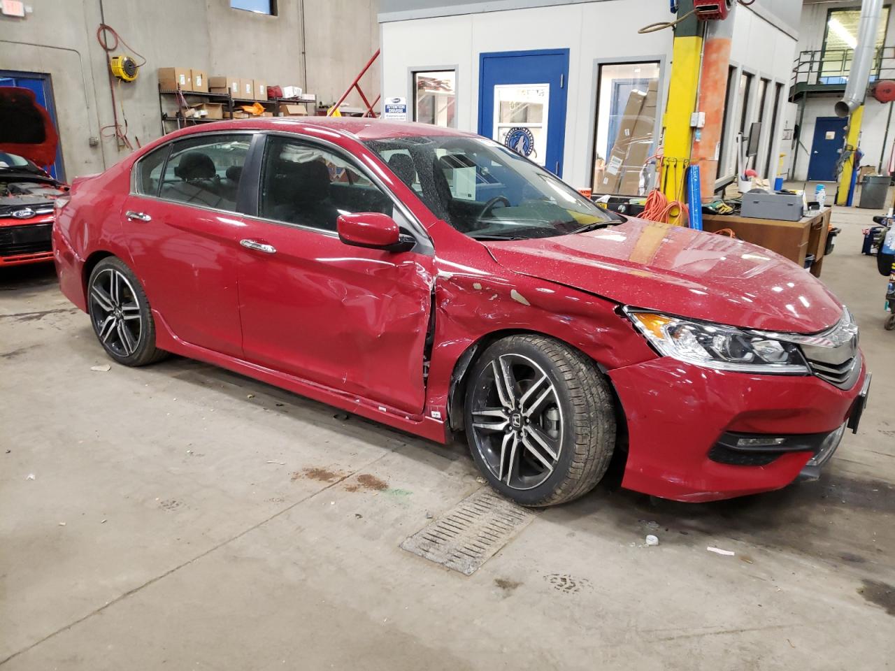 2017 Honda Accord VIN 1HGCR2F19HA299509 Copart auction photo, all over damage thumbnail 4