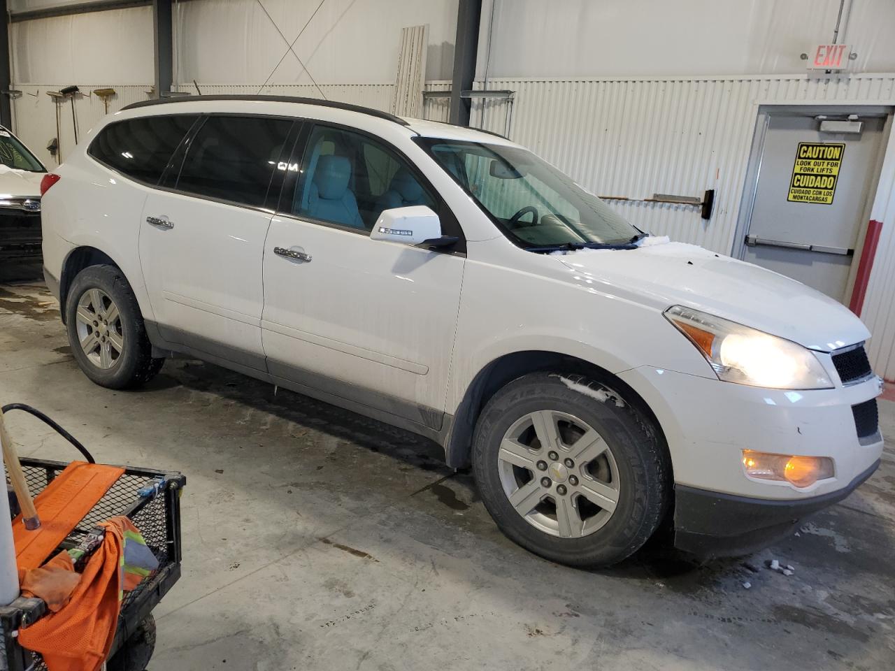 2011 Chevrolet Traverse VIN 1GNKRJED8BJ365661 Copart auction photo, front end damage thumbnail 4