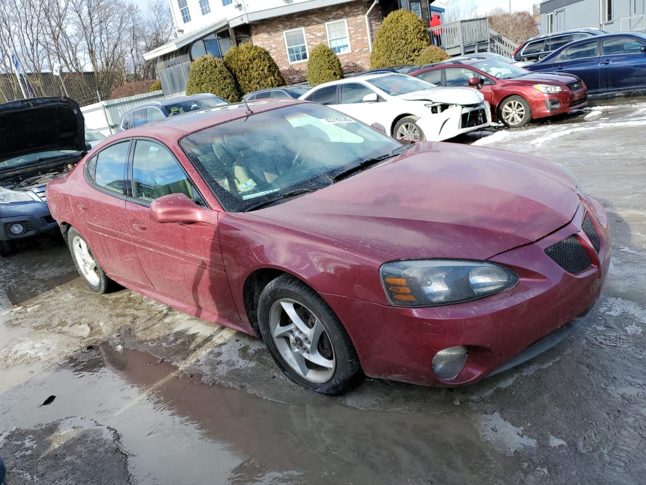 2004 Pontiac Grand Prix VIN 2G2WR524741270600 Copart auction photo, rear end damage thumbnail 4
