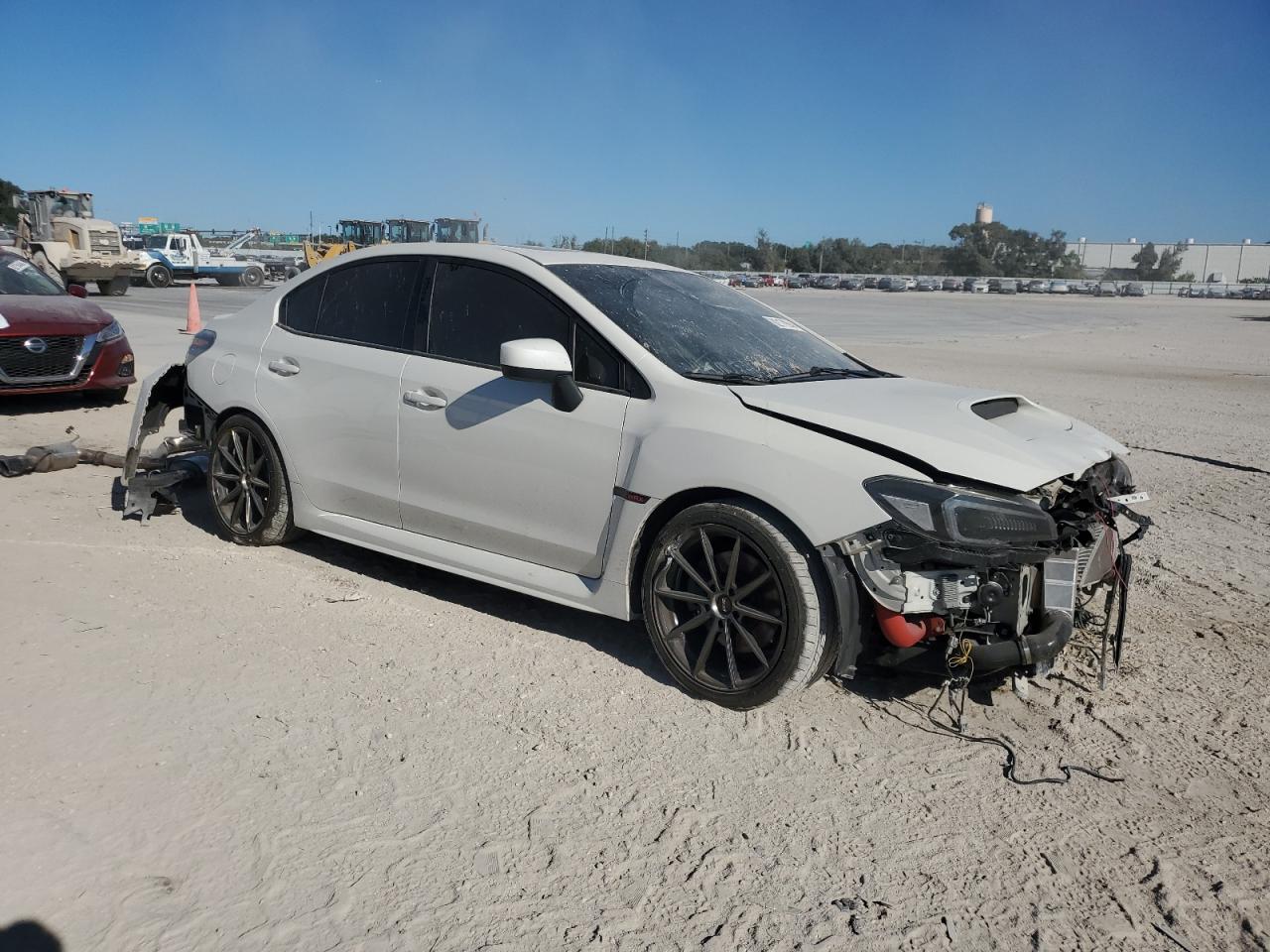 2017 Subaru WRX VIN JF1VA1J68H9814275 Copart auction photo, front end / rear end damage thumbnail 4