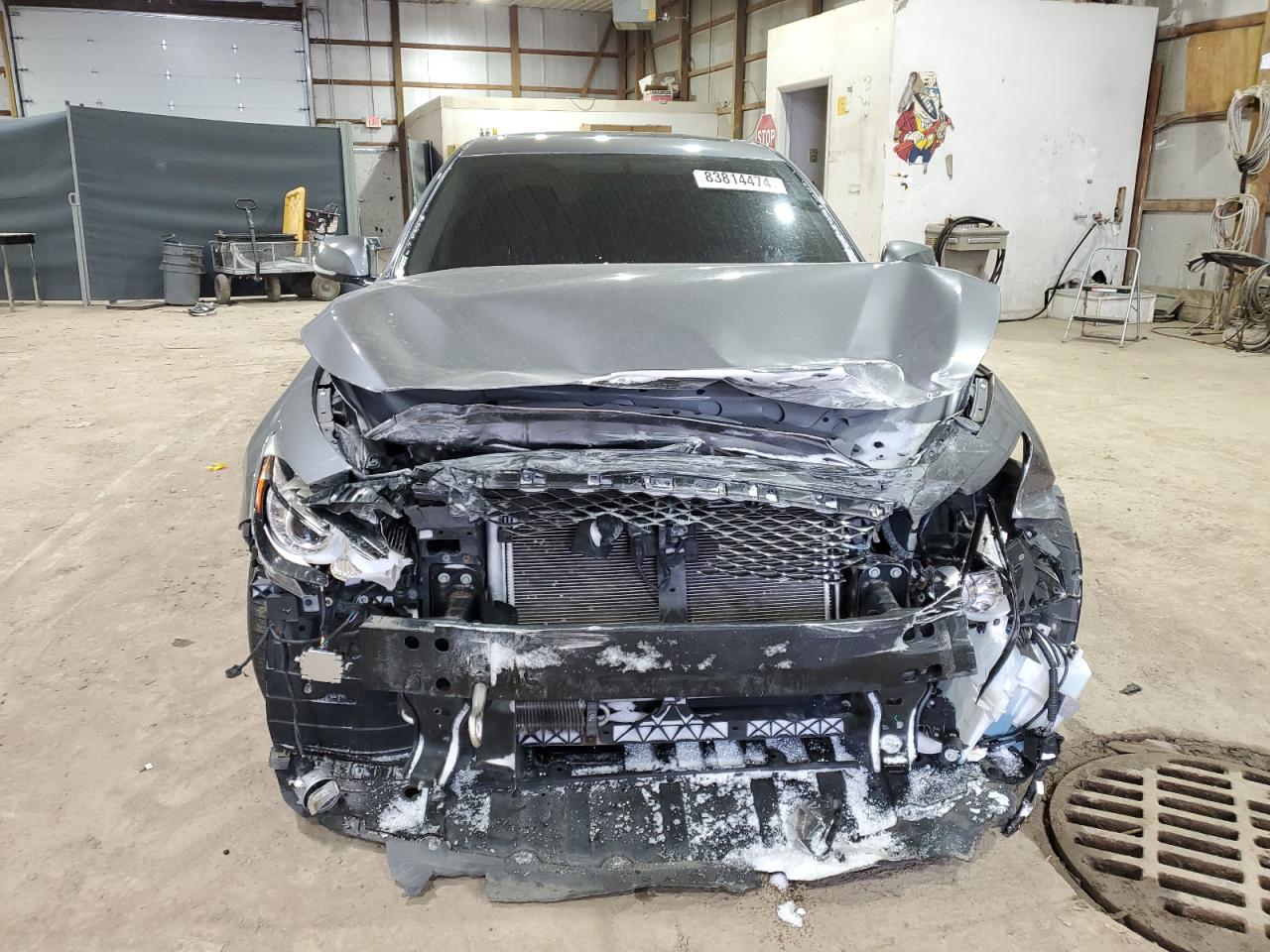 2015 Infiniti Q50 VIN JN1BV7AR2FM422680 Copart auction photo, front end damage thumbnail 5