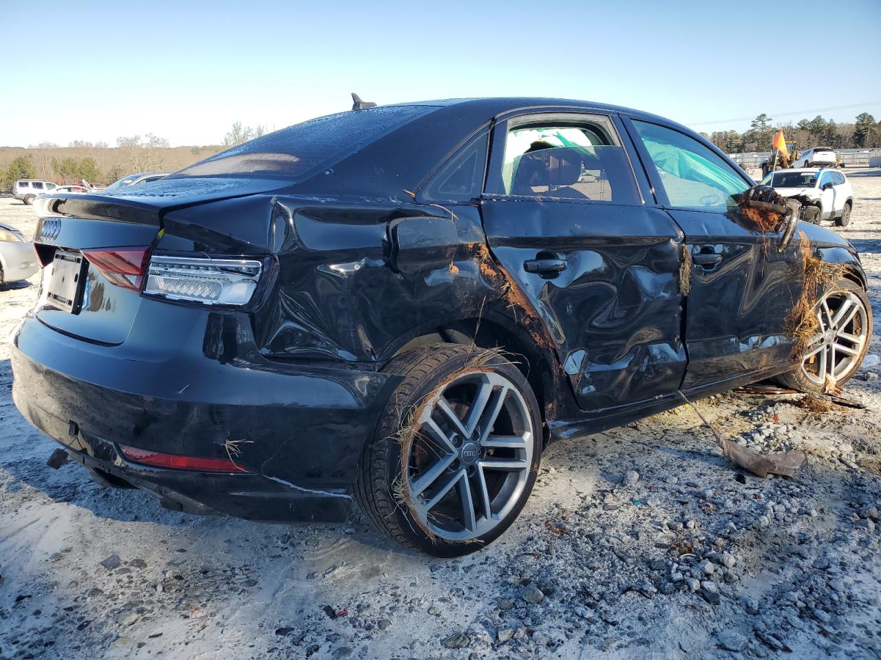 2020 Audi A3 VIN WAUAUGFF8LA095237 Copart auction photo, all over damage thumbnail 3