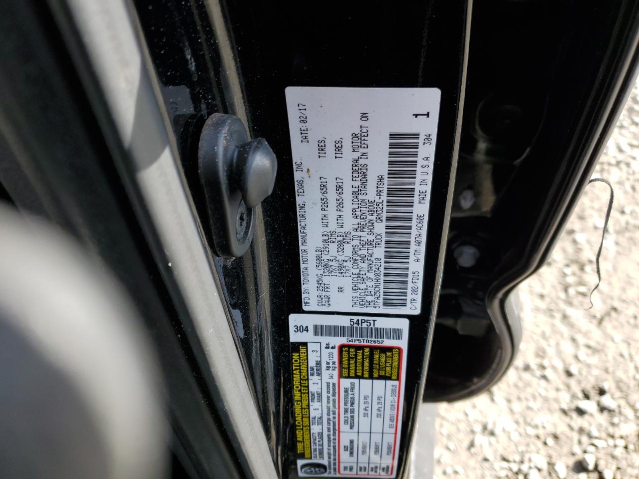 2017 Toyota Tacoma VIN 5TFAZ5CN1HX034210 Copart auction photo, front end damage thumbnail 15