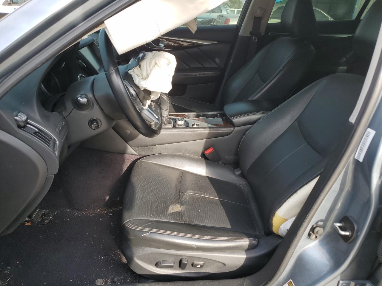 2018 Infiniti Q50 VIN JN1EV7APXJM353418 Copart auction photo, front end / side damage thumbnail 7