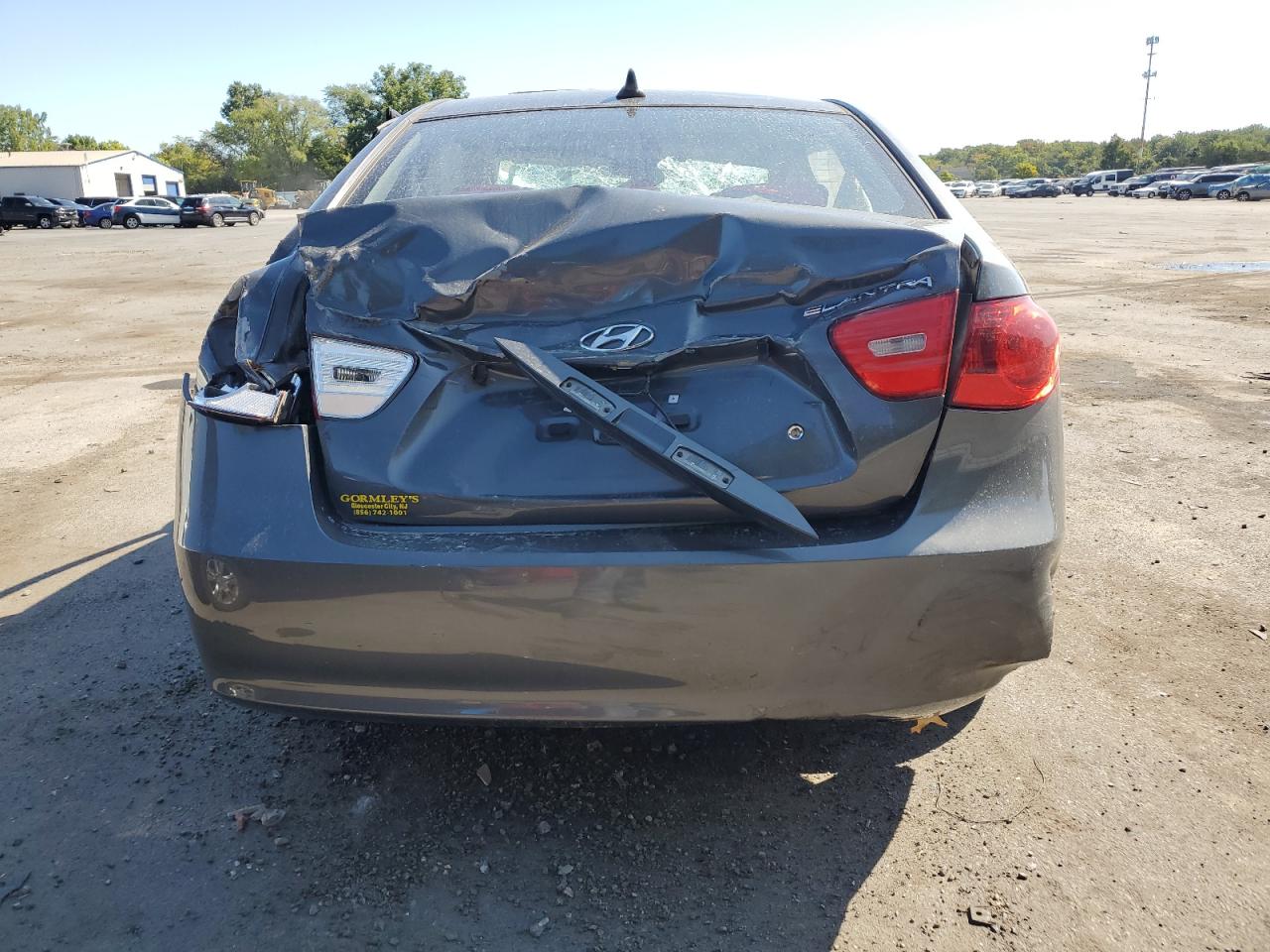 2009 Hyundai Elantra VIN KMHDU46D79U659010 Copart auction photo, all over damage thumbnail 6