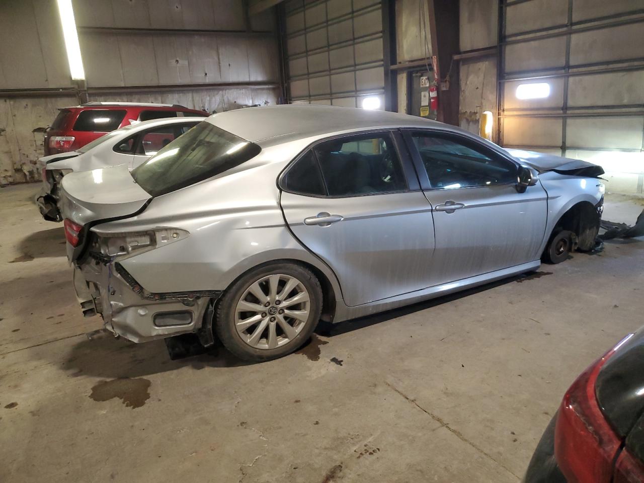 2018 Toyota Camry VIN 4T1B11HK2JU004140 Copart auction photo, all over / undercarriage damage thumbnail 3