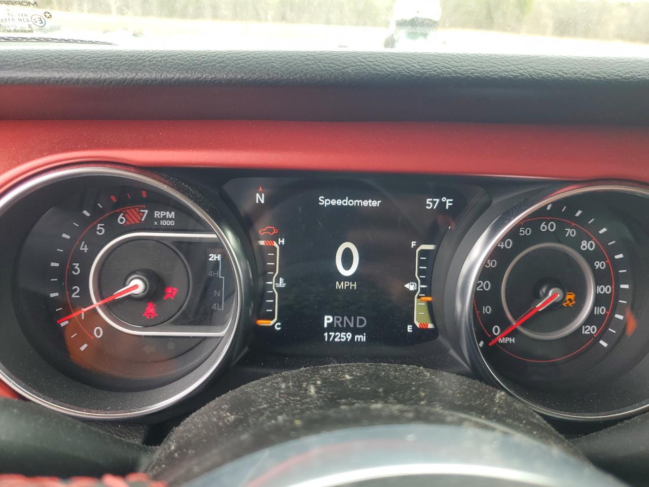 2021 Jeep Wrangler VIN 1C4HJXCN0MW857096 Copart auction photo, rear end / minor dent/scratches damage thumbnail 9