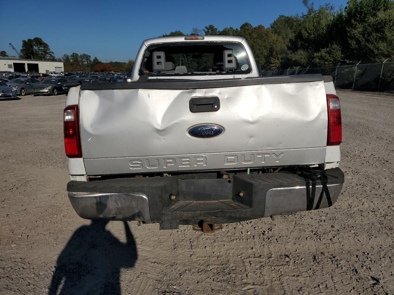 2011 Ford F350 VIN 1FT8X3B68BEB89794 Copart auction photo, rear end damage thumbnail 6