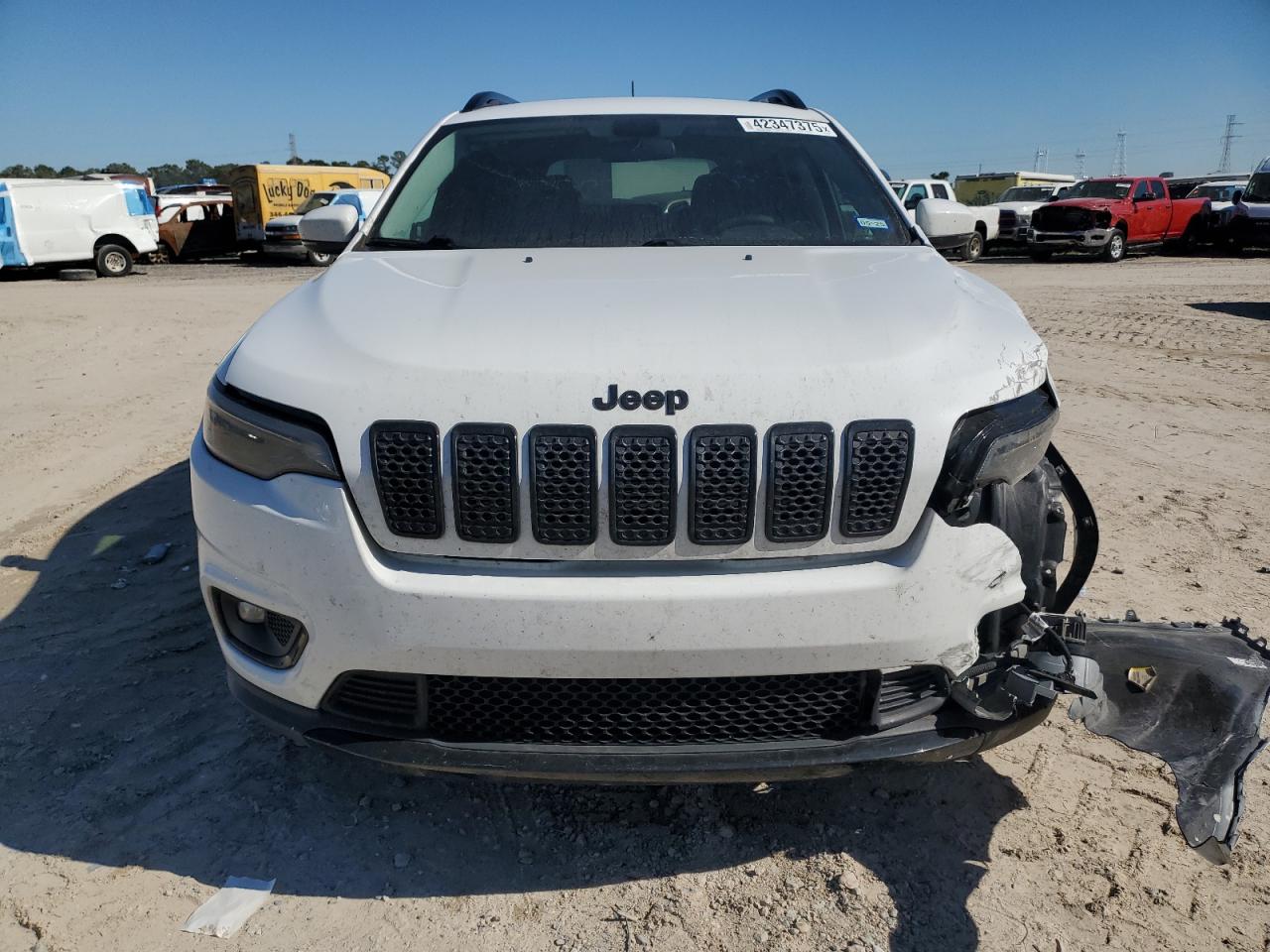 2020 Jeep Grand Cherokee VIN 1C4PJMLX3LD613366 Copart auction photo, front end / side damage thumbnail 5