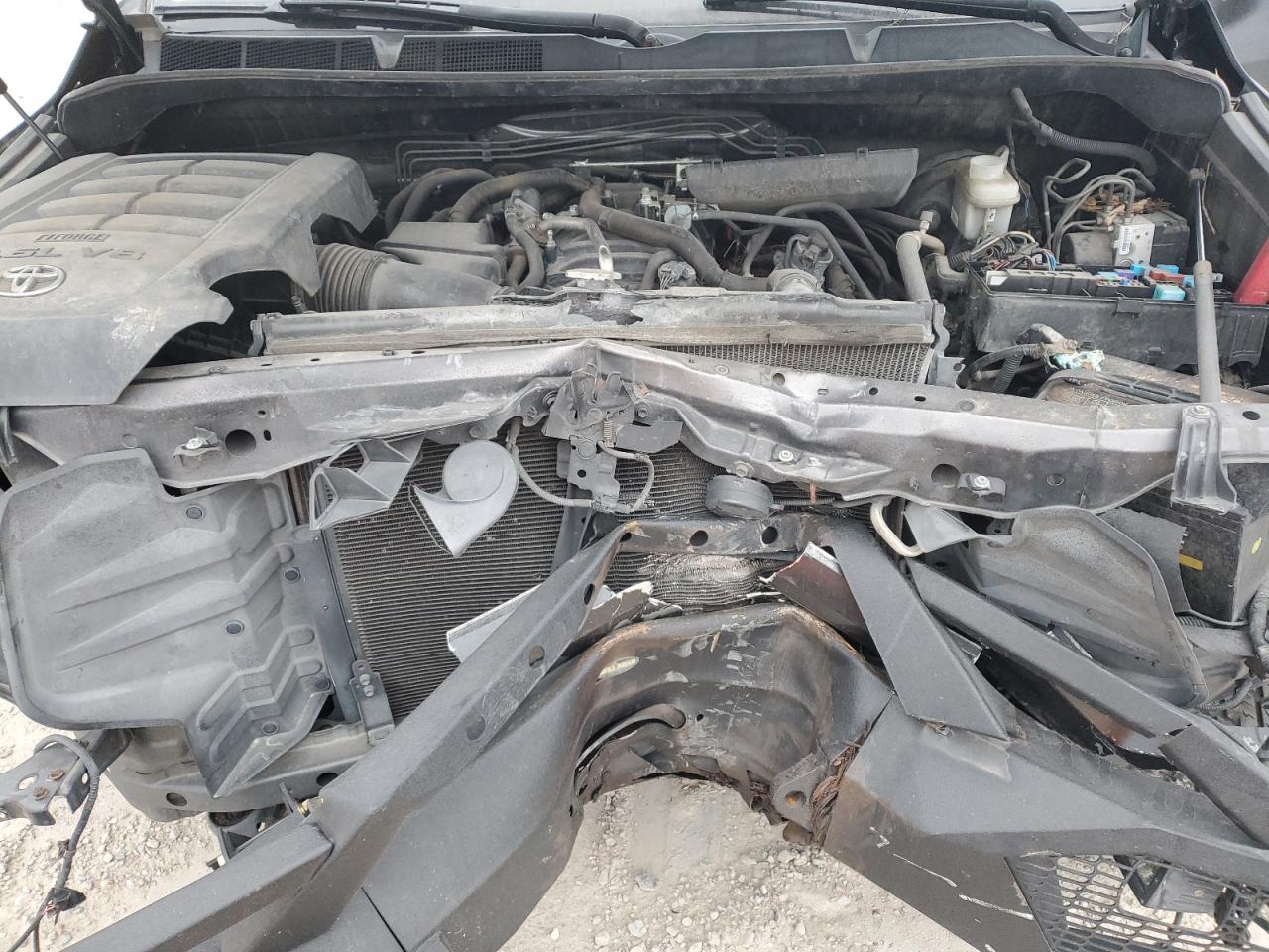 2014 Toyota Tundra VIN 5TFRM5F14EX072097 Copart auction photo, all over damage thumbnail 11