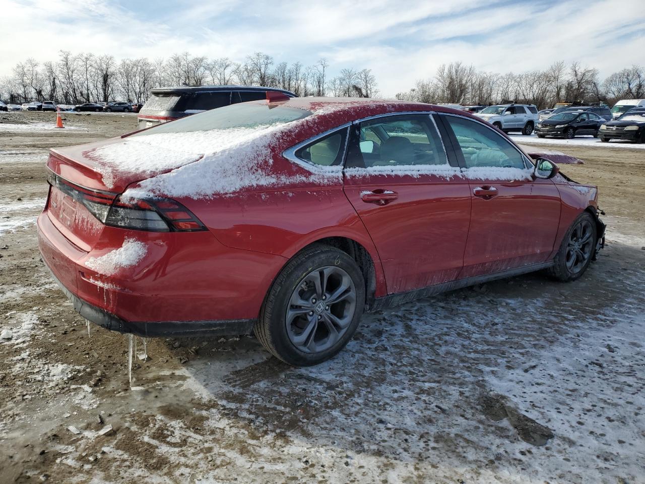 2023 Honda Accord VIN 1HGCY1F33PA038437 Copart auction photo, front end damage thumbnail 3