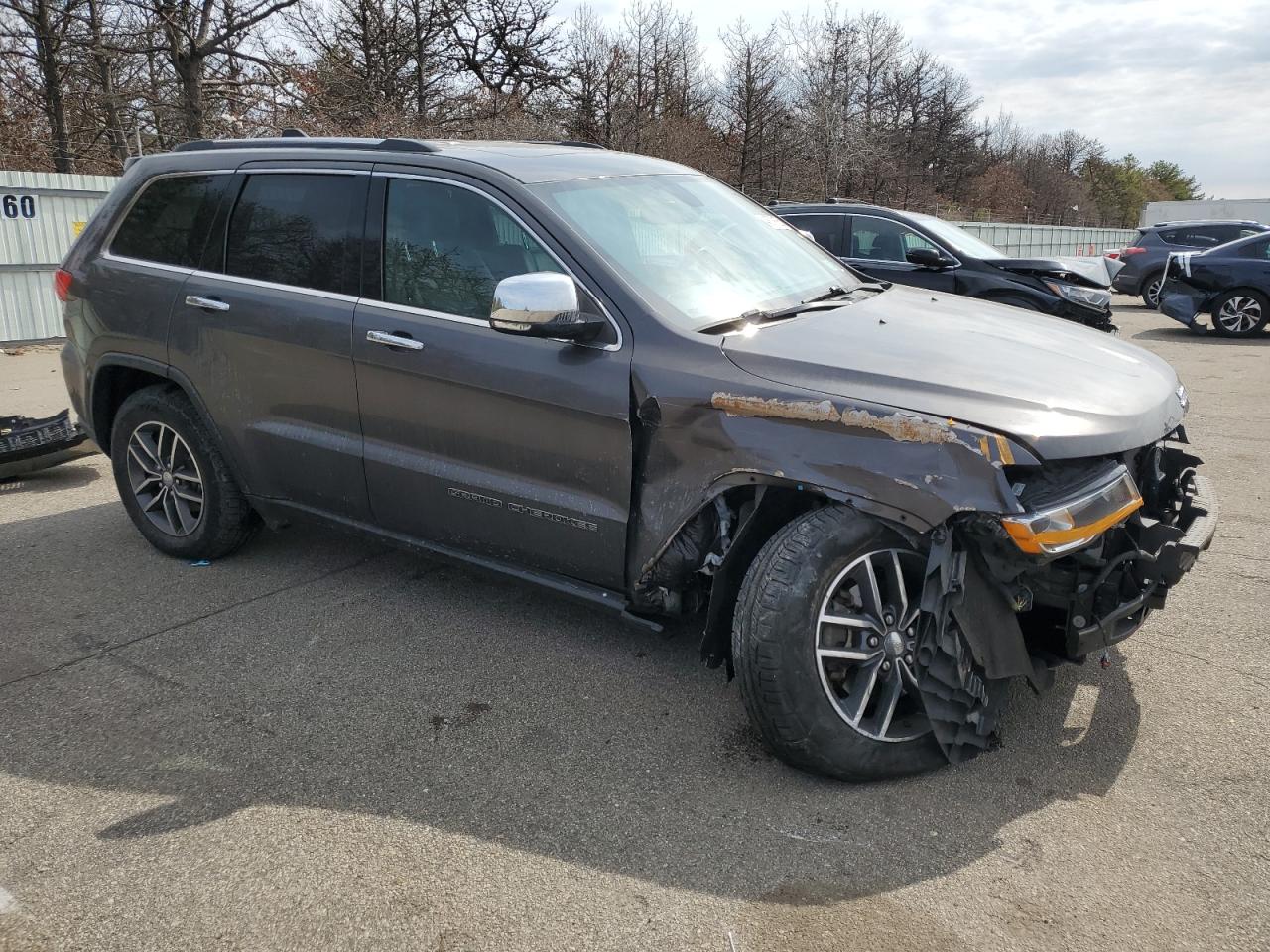 2017 Jeep Grand Cherokee VIN 1C4RJFBG1HC734707 Copart auction photo, front end / undercarriage damage thumbnail 4