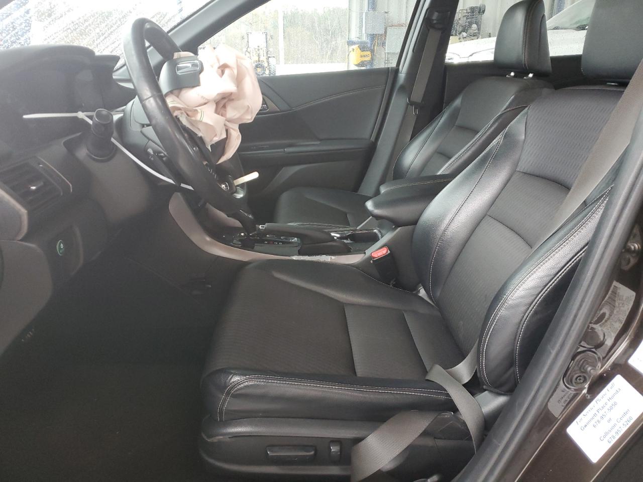 2016 Honda Accord VIN 1HGCR2F52GA037736 Copart auction photo, front end / side damage thumbnail 7