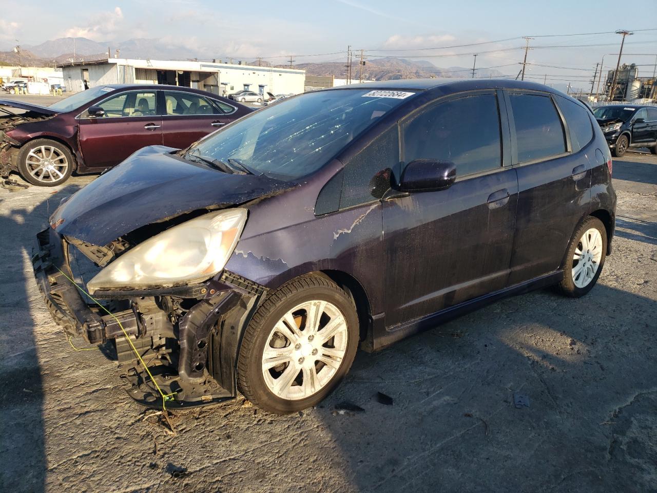 2009 Honda Fit VIN JHMGE88429S023110