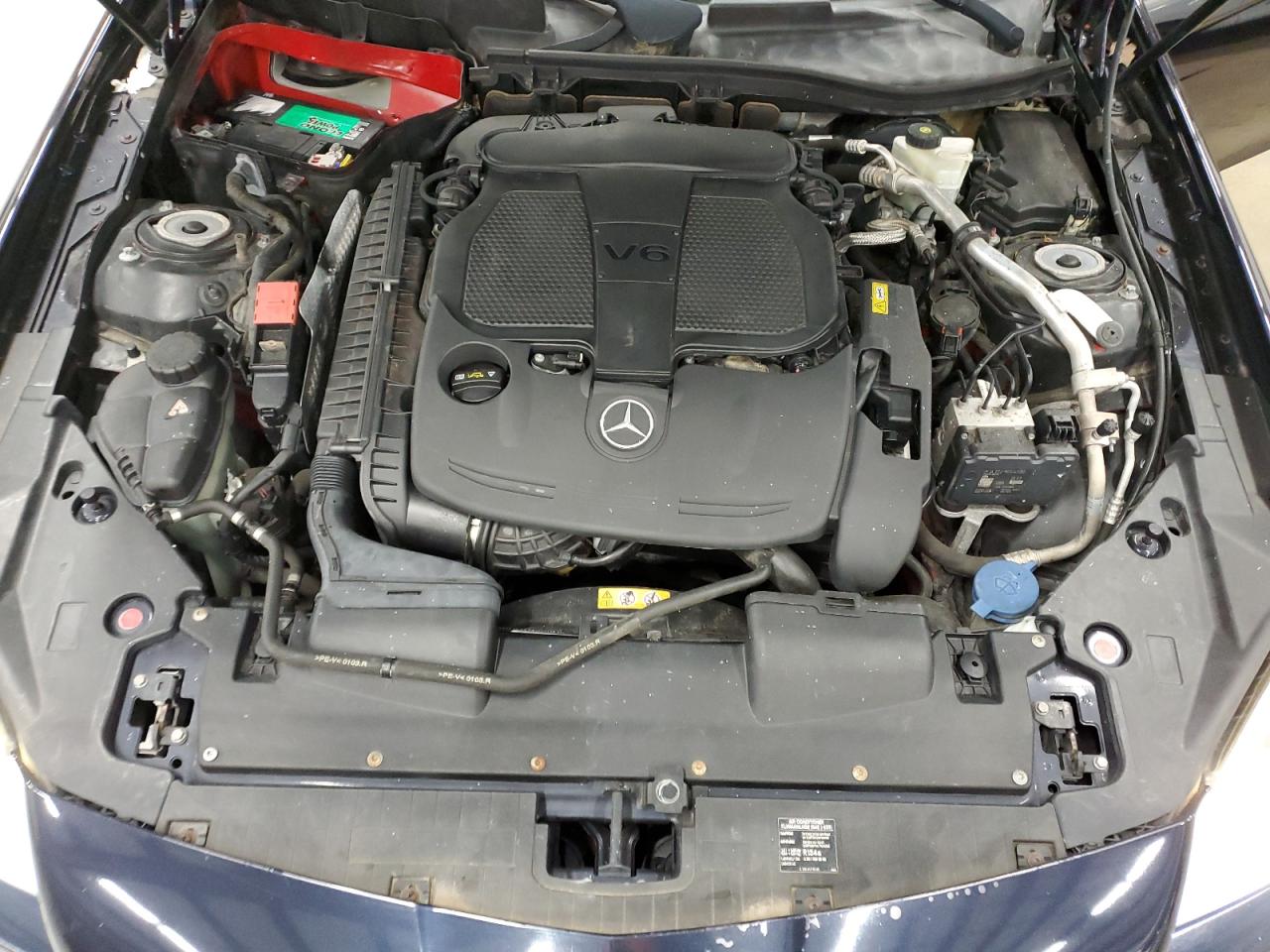 2014 Mercedes-Benz SLK-klasse VIN WDDPK5HA9EF076622 Copart auction photo, minor dent/scratches damage thumbnail 11