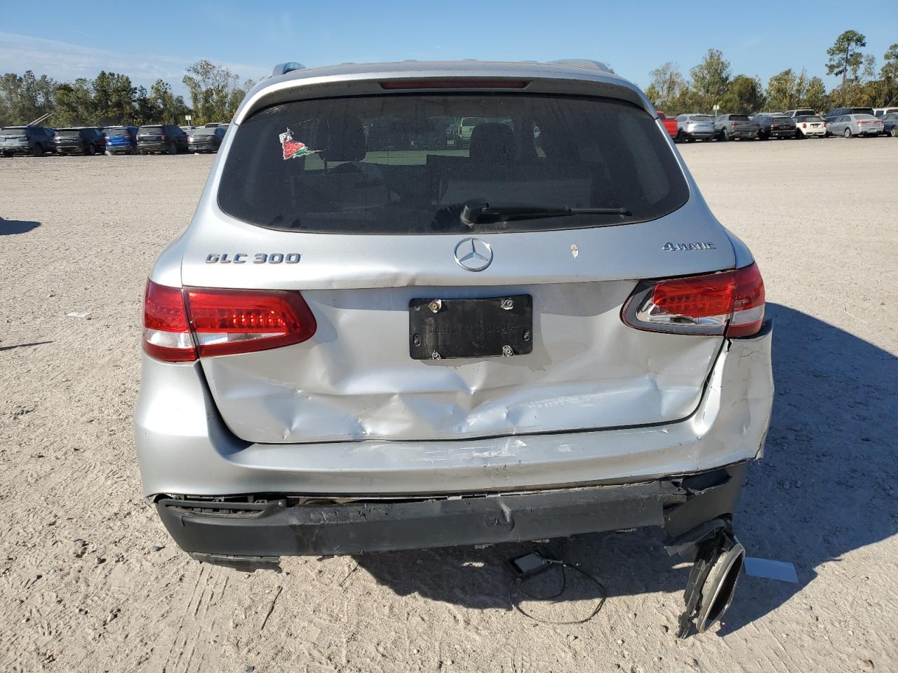 2016 Mercedes-Benz GLC VIN WDC0G4KB3GF030628 Copart auction photo, rear end / front end damage thumbnail 6