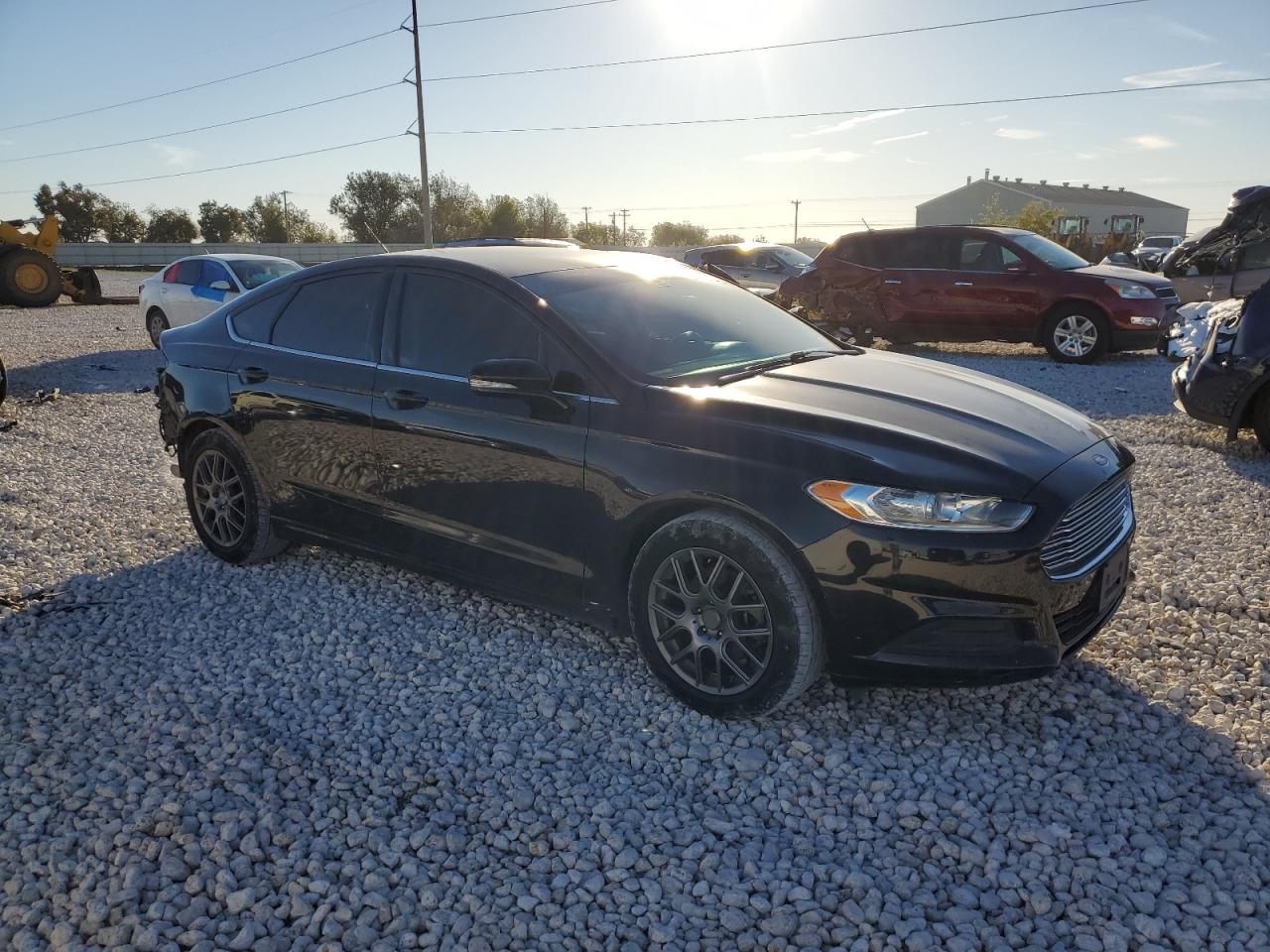 2016 Ford Fusion VIN 3FA6P0HD8GR383859 Copart auction photo, rear end damage thumbnail 4